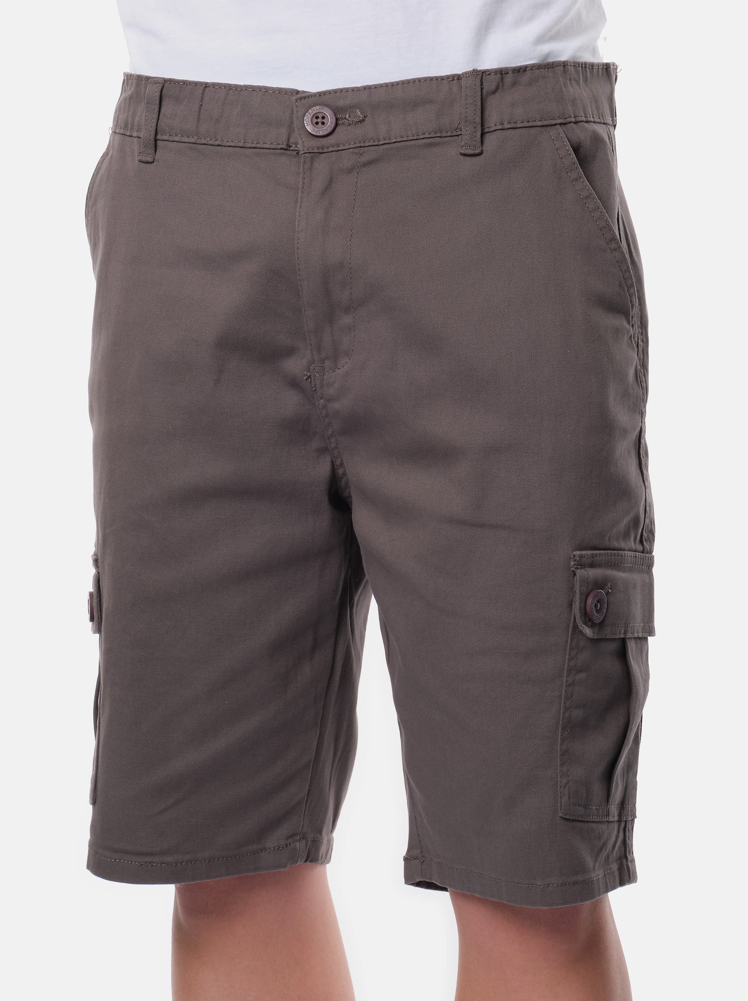 Bermuda cargo multi-poches - Gris