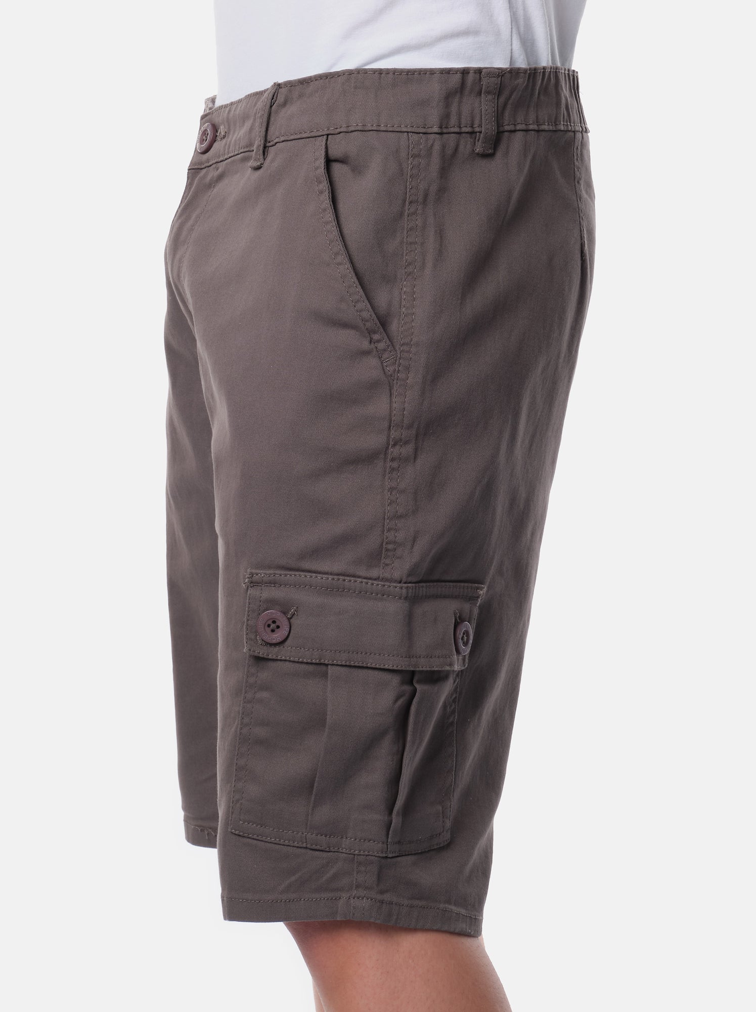 Bermuda cargo multi-poches - Gris
