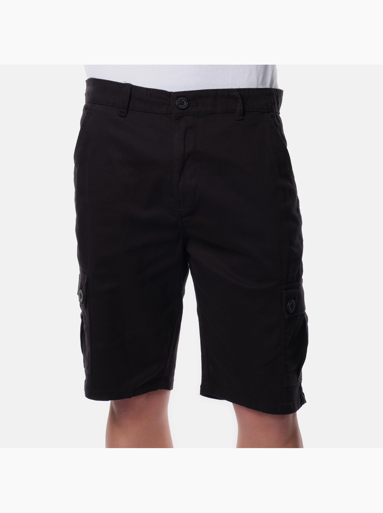 Bermuda cargo multi-poches - Noir