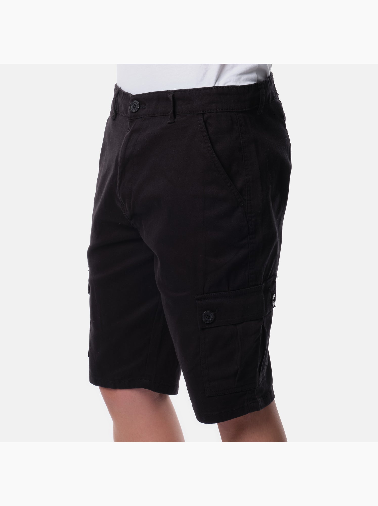 Bermuda cargo multi-poches - Noir