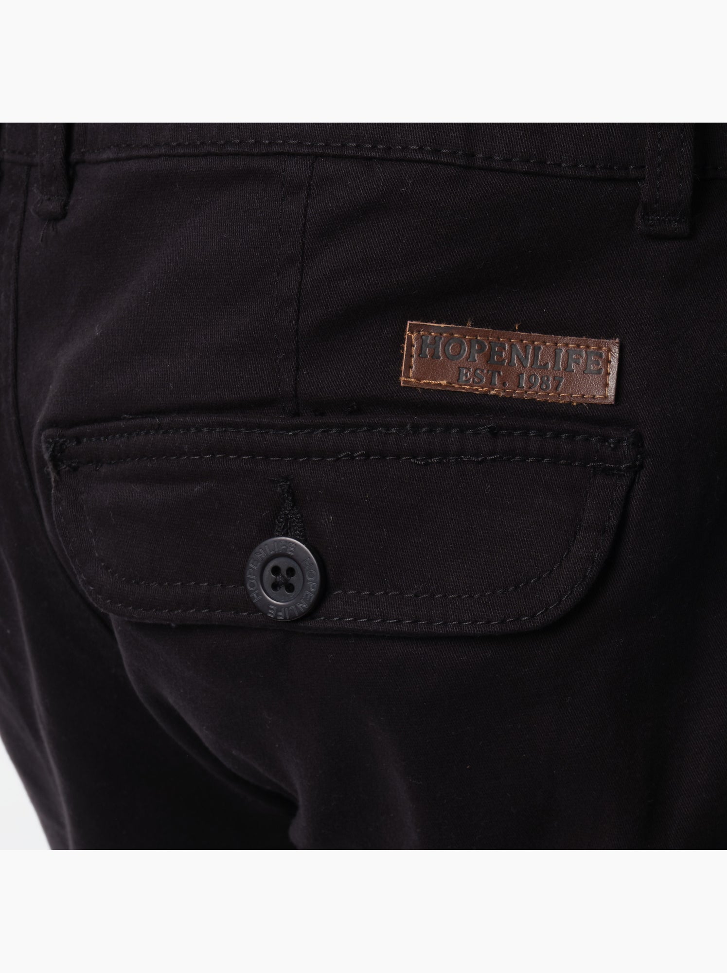 Bermuda cargo multi-poches - Noir