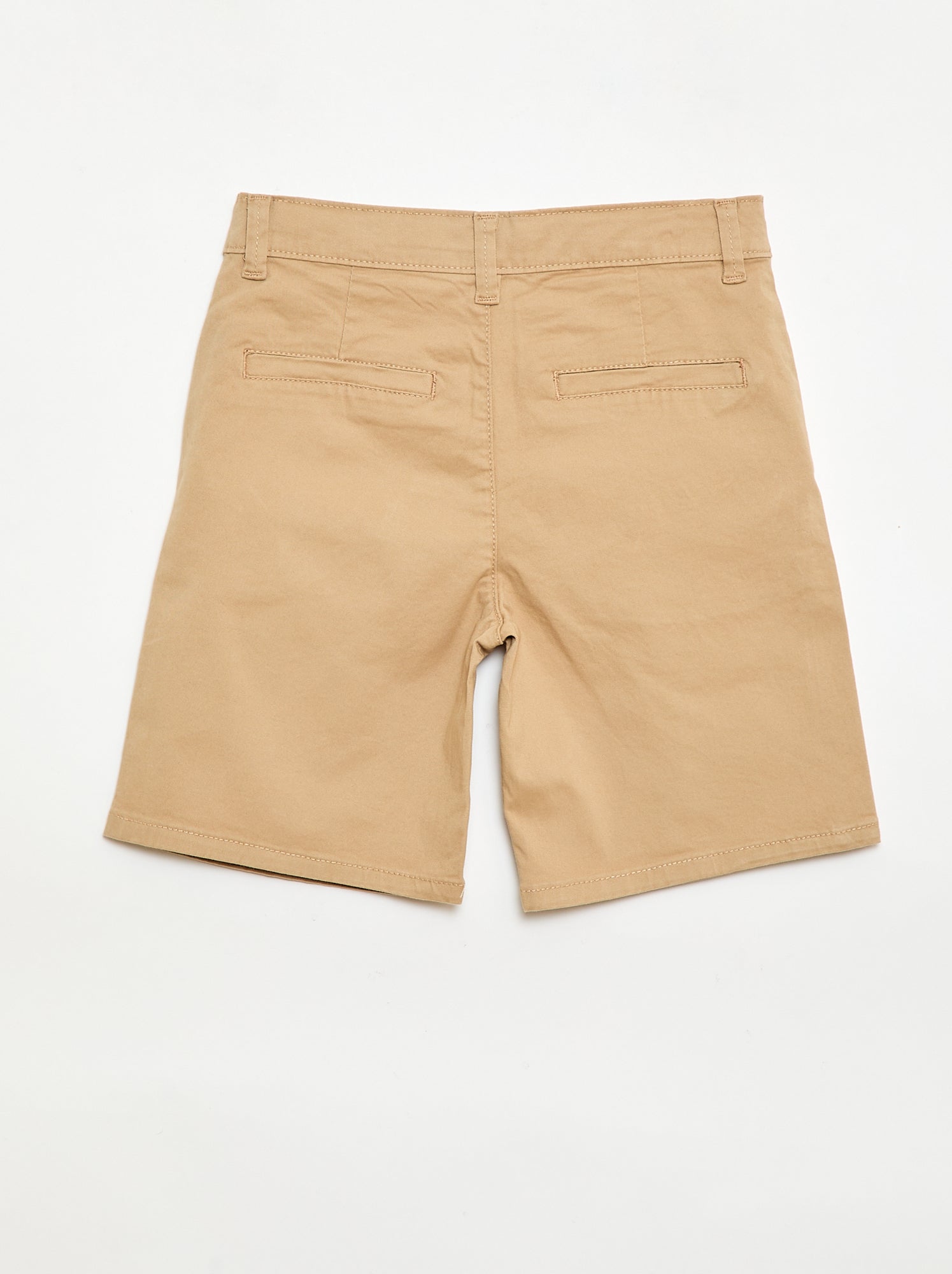 Bermuda chino en twill - Beige