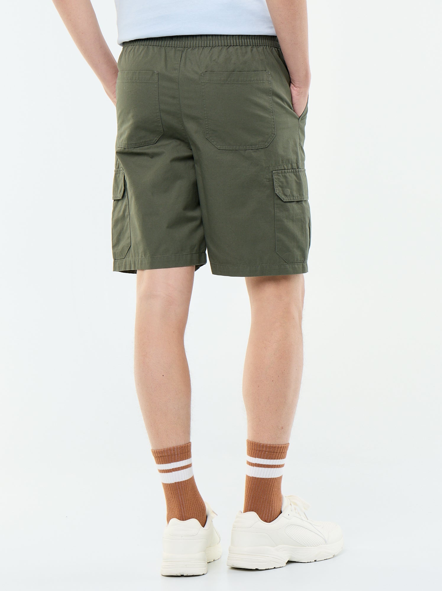 Bermuda chino en twill - Vert