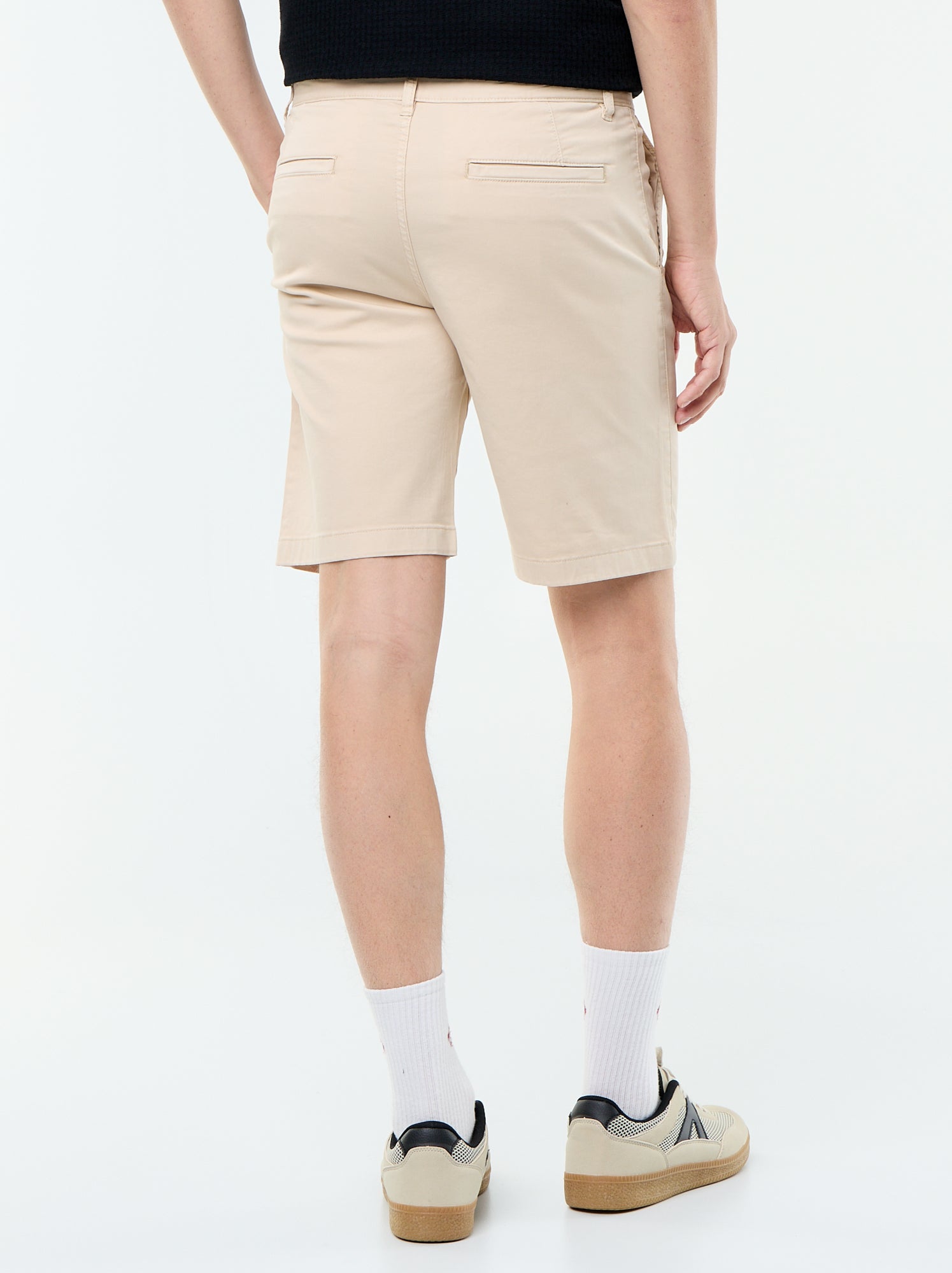 Bermuda chino uni - Beige