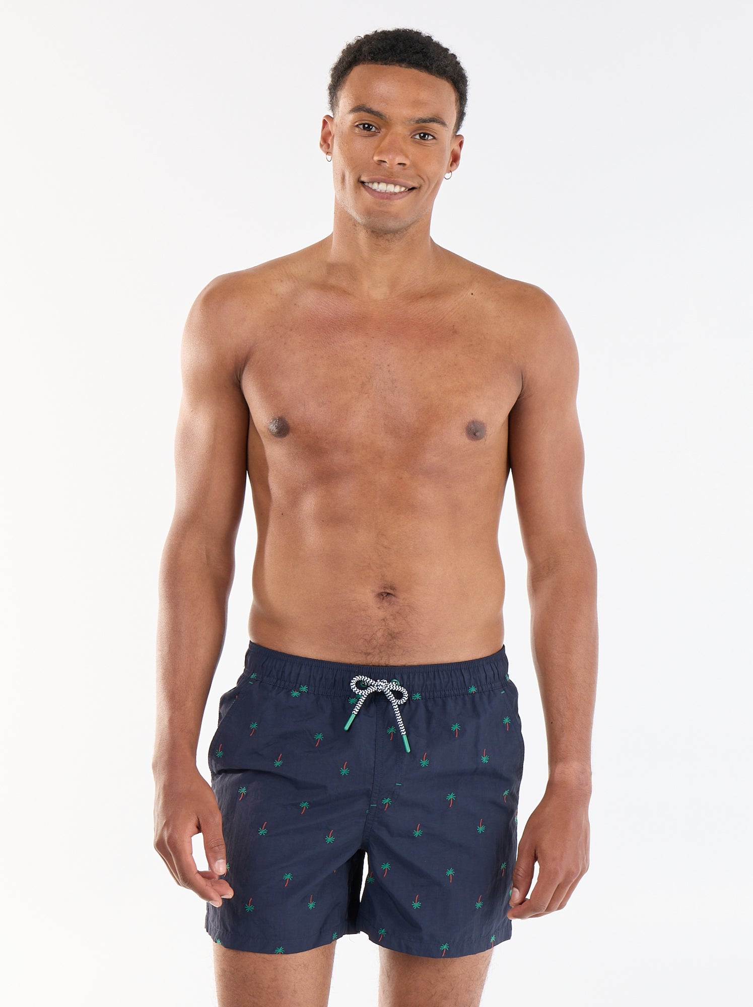 Bermuda de bain à motif - Bleu (FFC19_2)