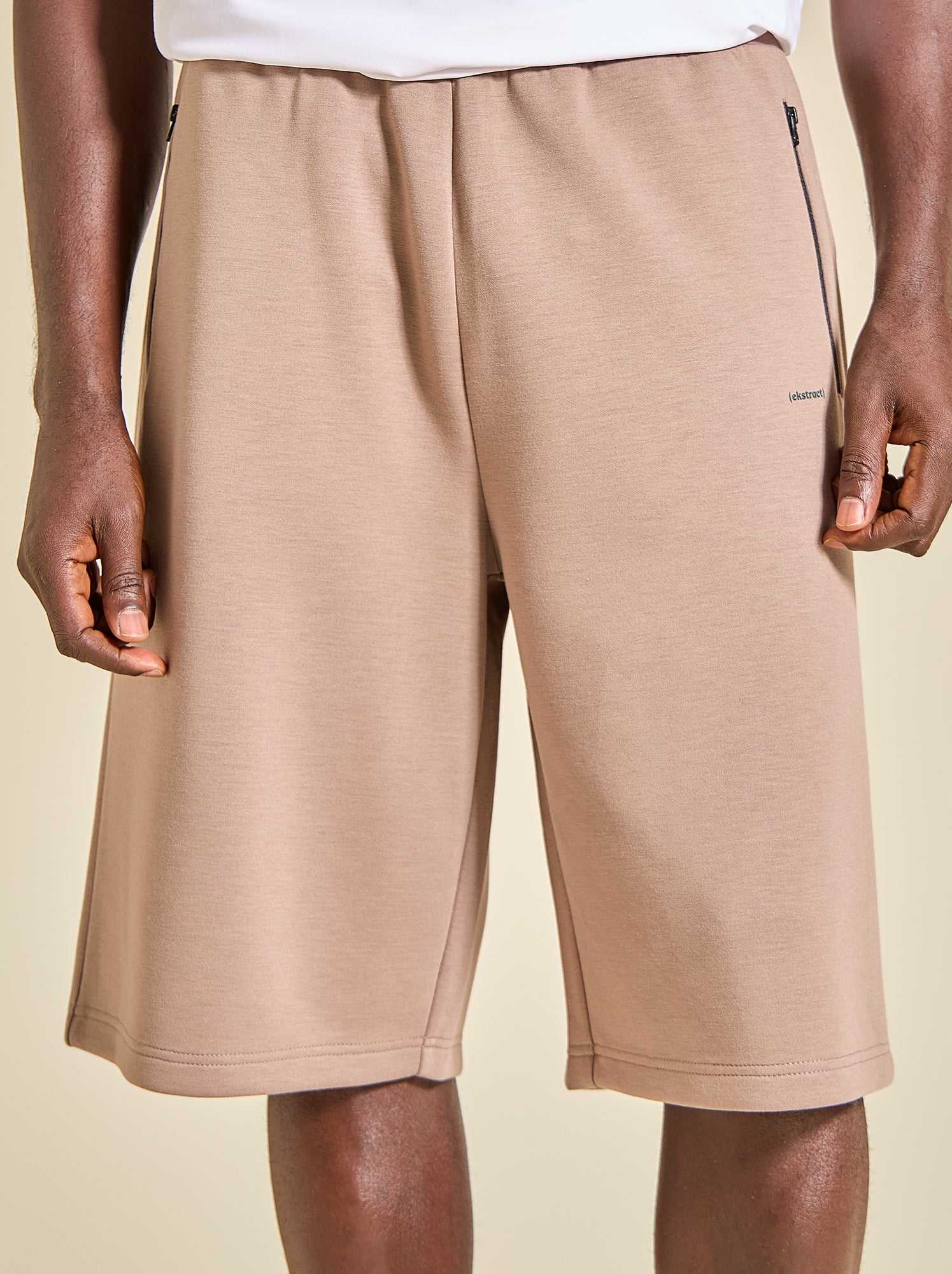 Bermuda de sport - (ekstract) - Beige