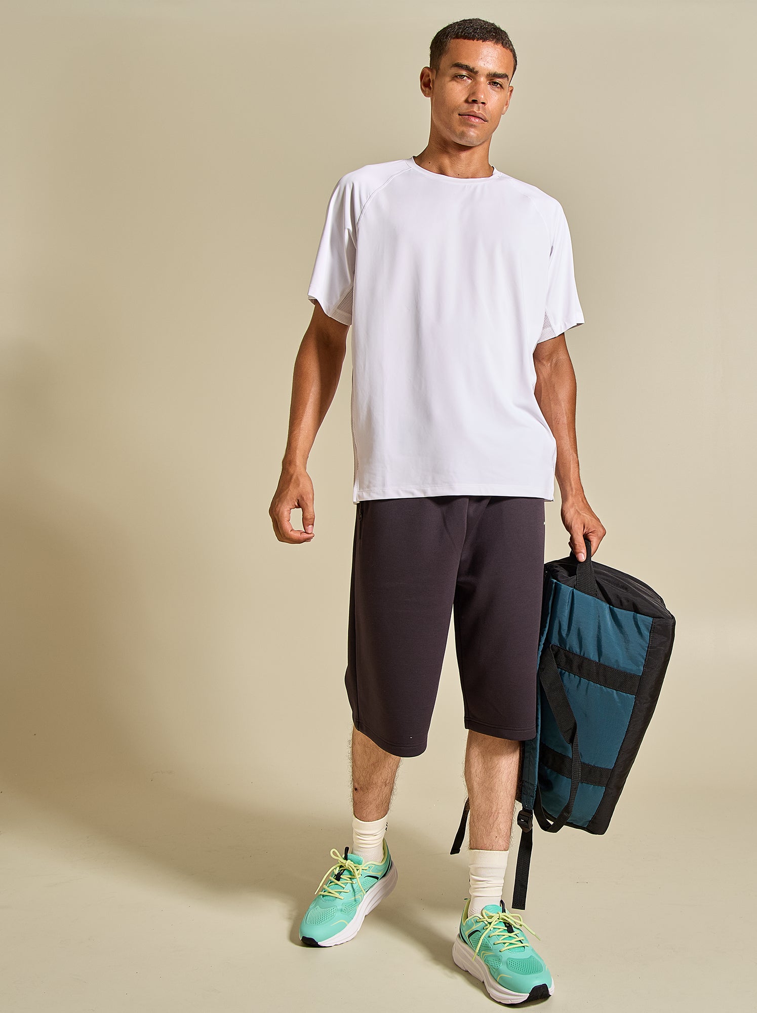 Bermuda de sport - (ekstract) - Gris