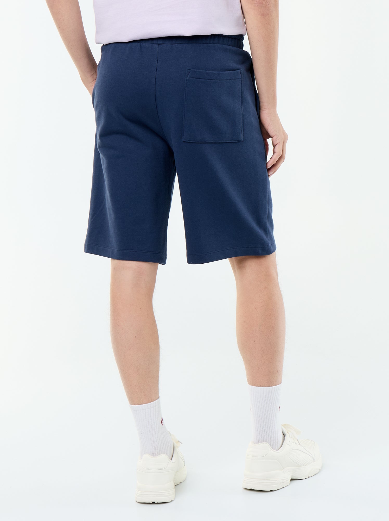 Bermuda en French Terry - Bleu