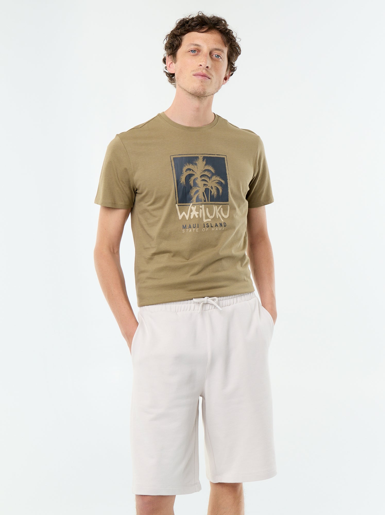 Bermuda en French Terry - Gris