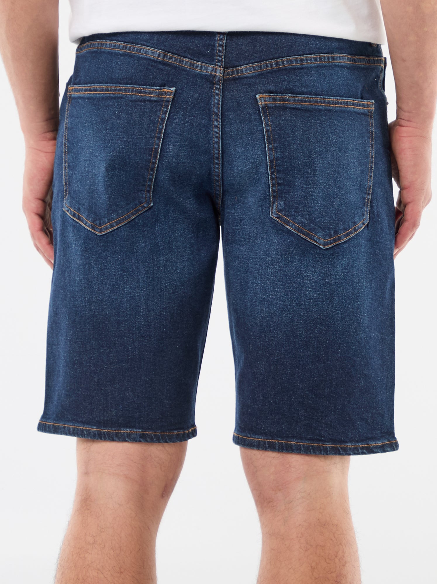 Bermuda en jean slim fit - Bleu (FIK48_1)