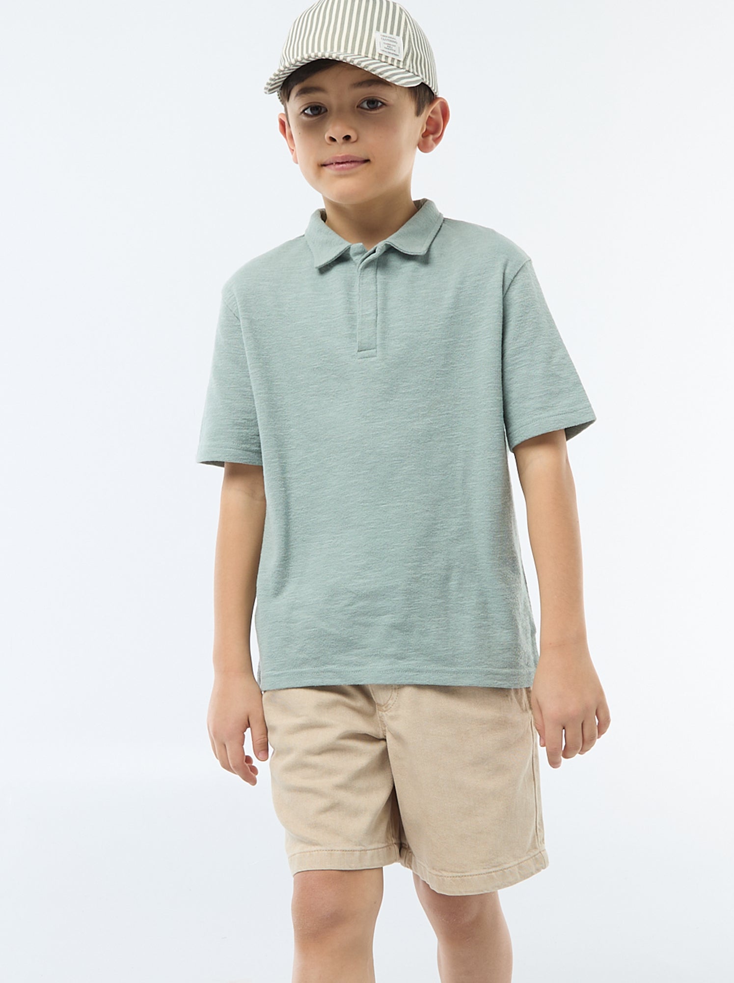 Bermuda en twill - Beige