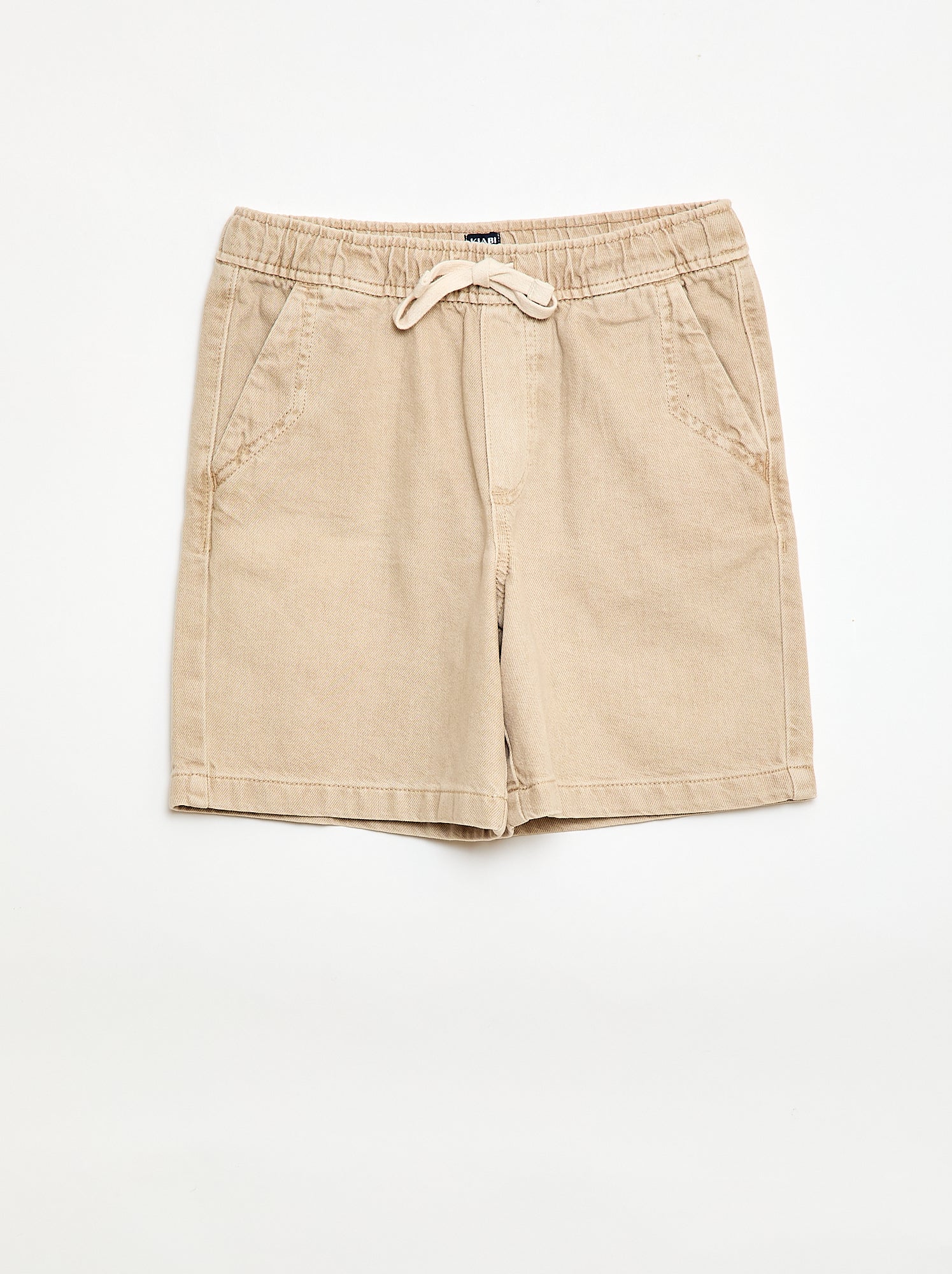 Bermuda en twill - Beige