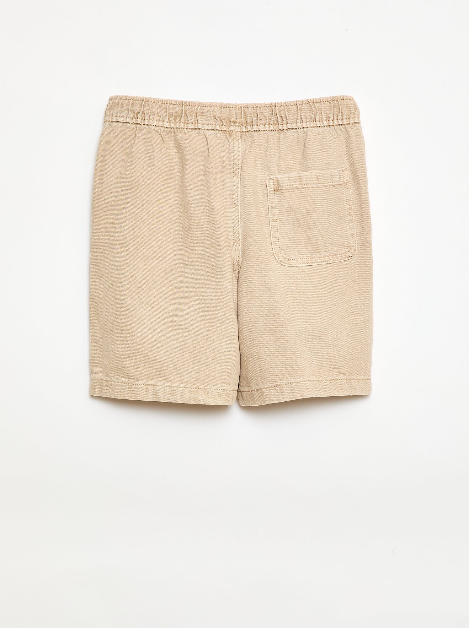 Bermuda en twill - Beige