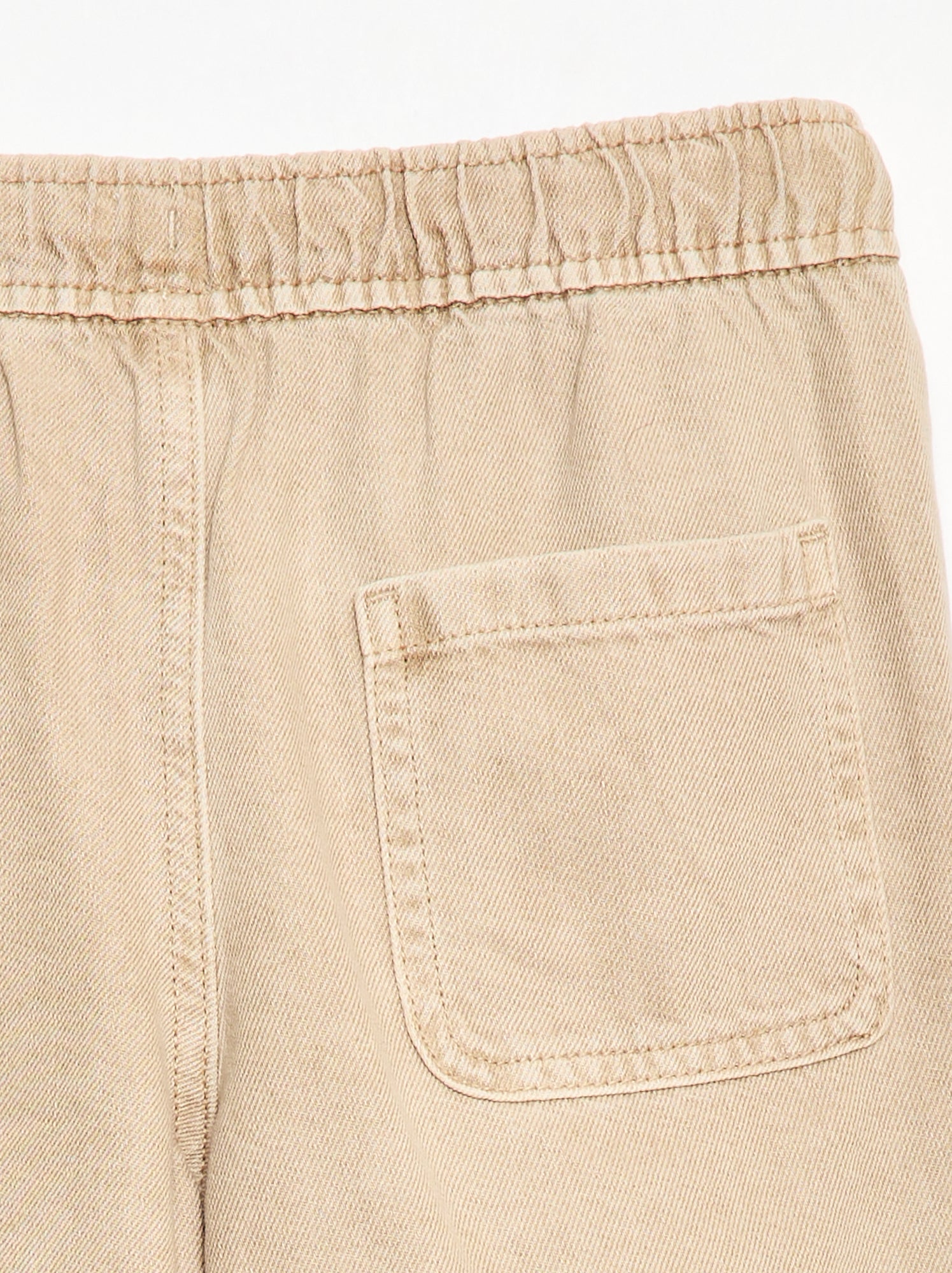 Bermuda en twill - Beige
