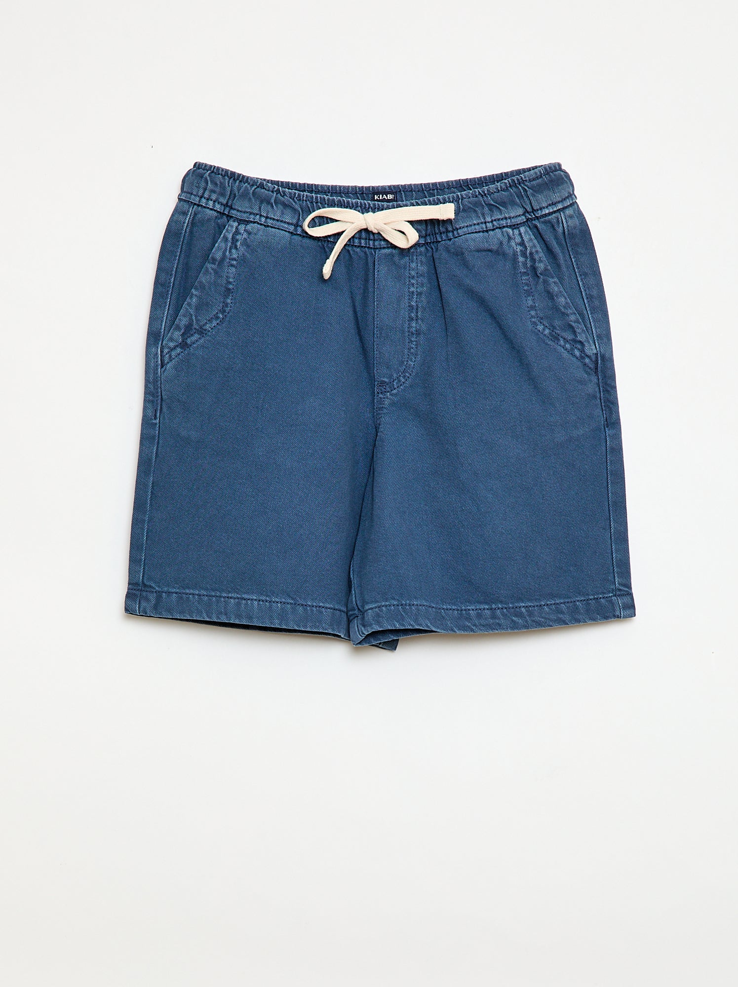 Bermuda en twill - Bleu