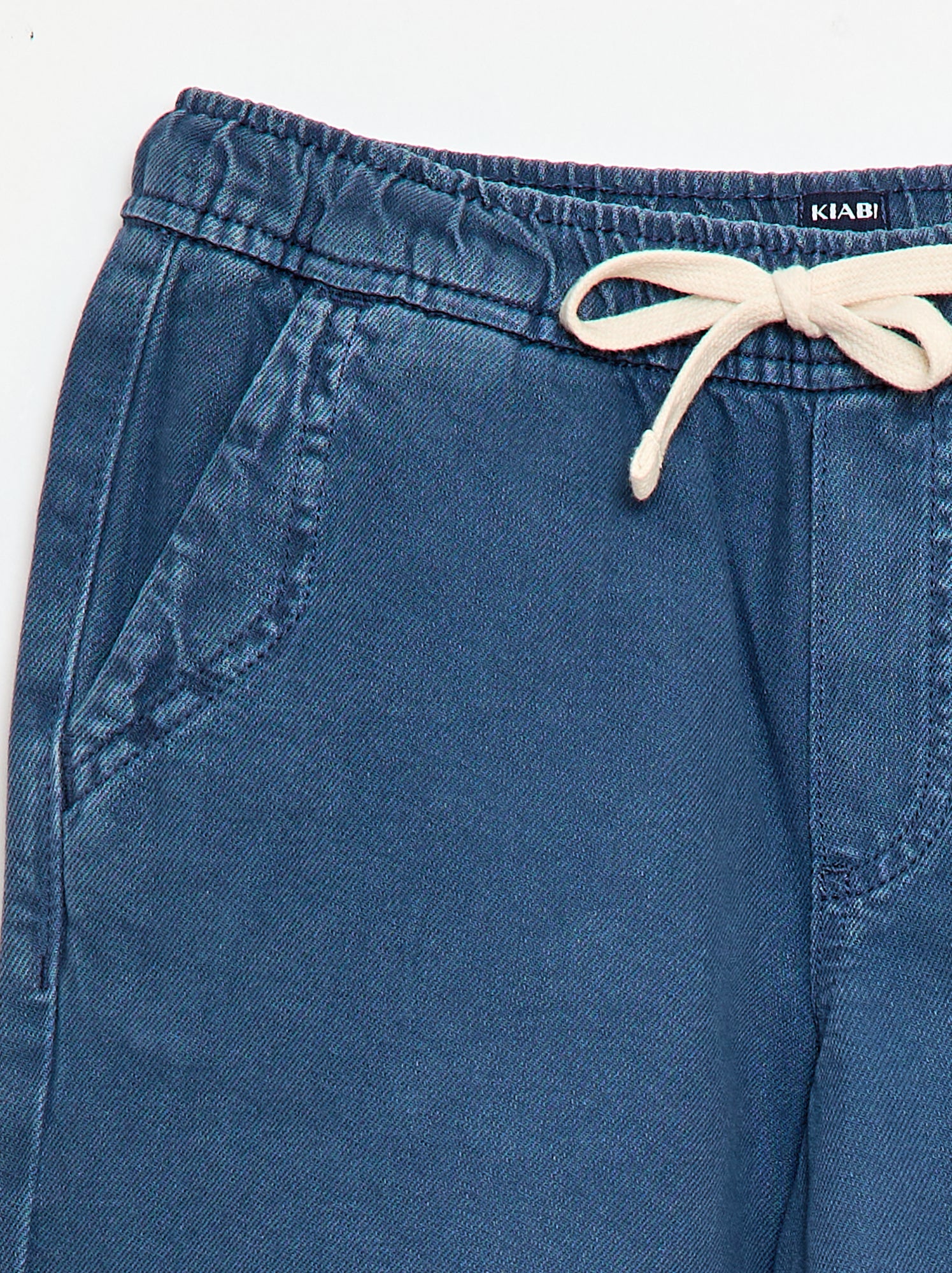 Bermuda en twill - Bleu