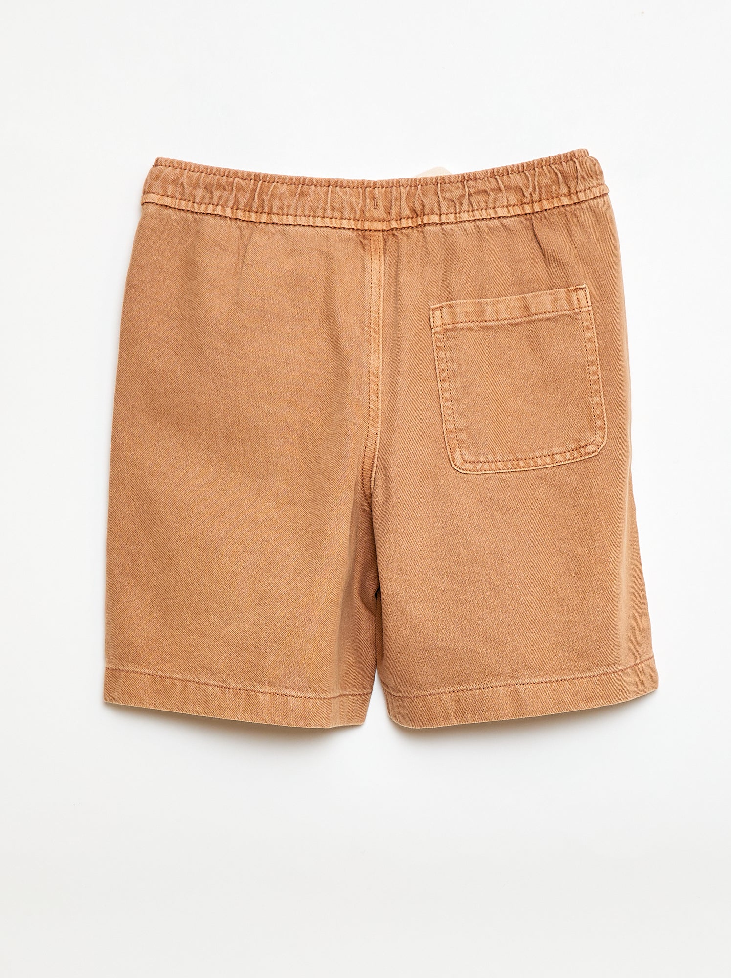 Bermuda en twill - Jaune