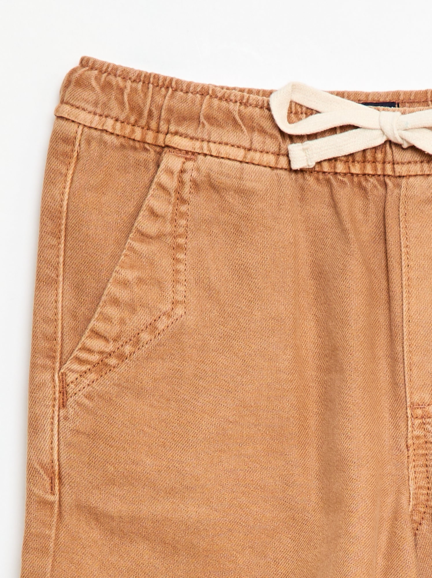 Bermuda en twill - Jaune