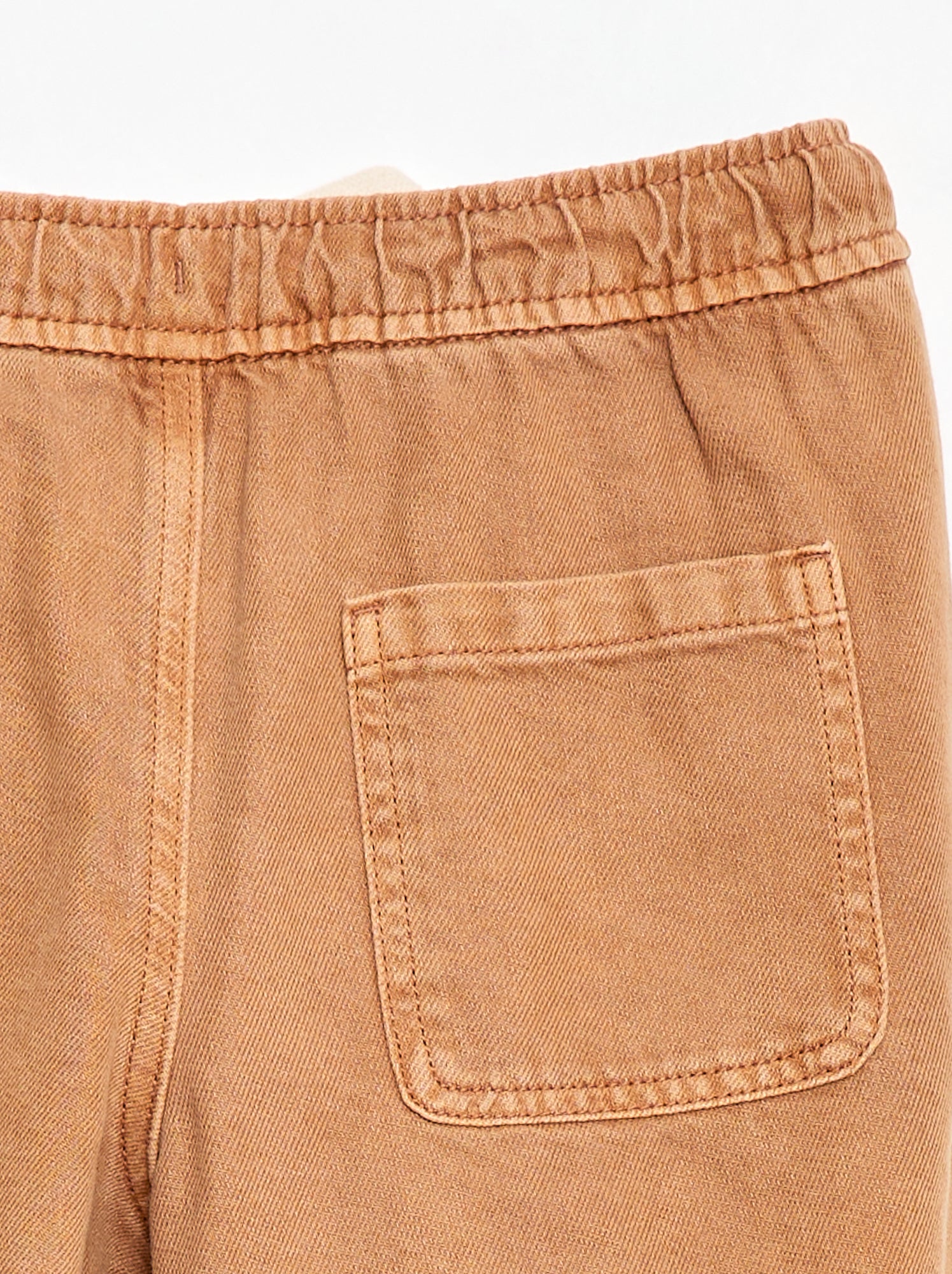 Bermuda en twill - Jaune