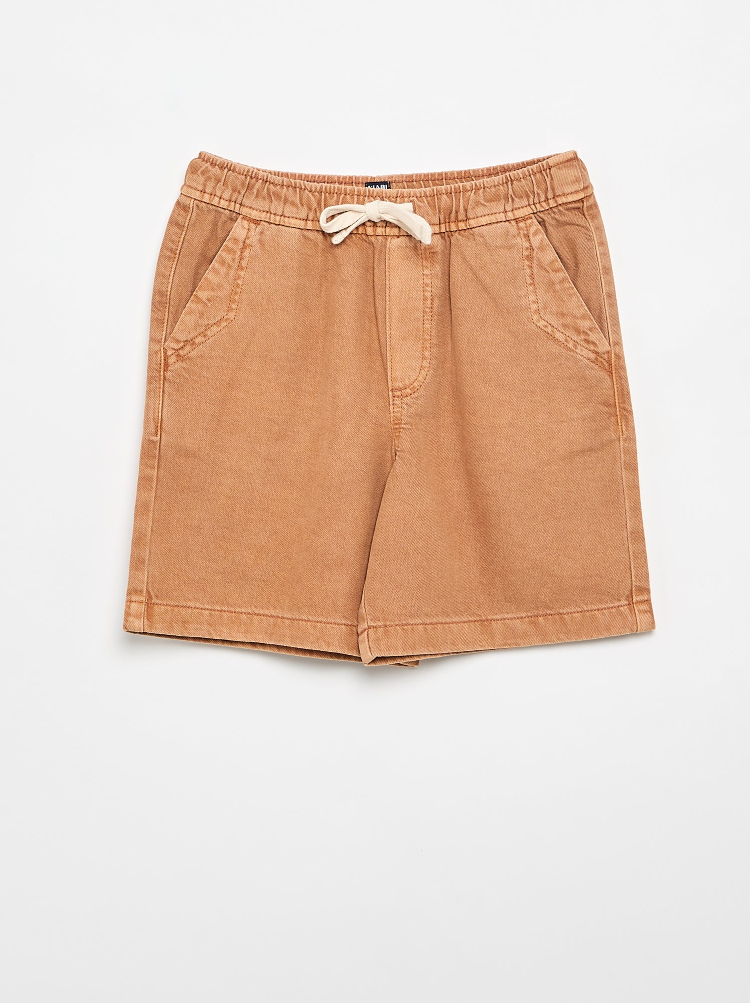Bermuda en twill - Marron