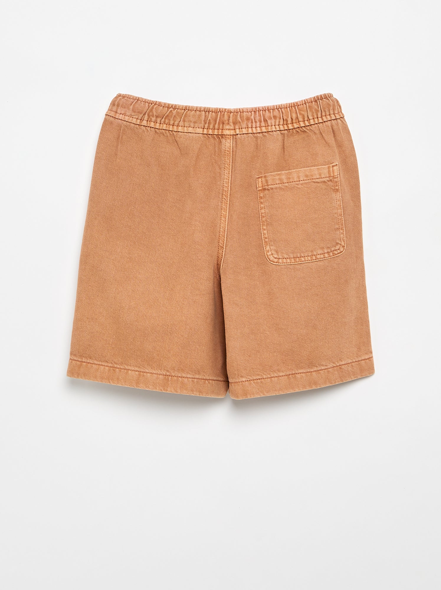 Bermuda en twill - Marron