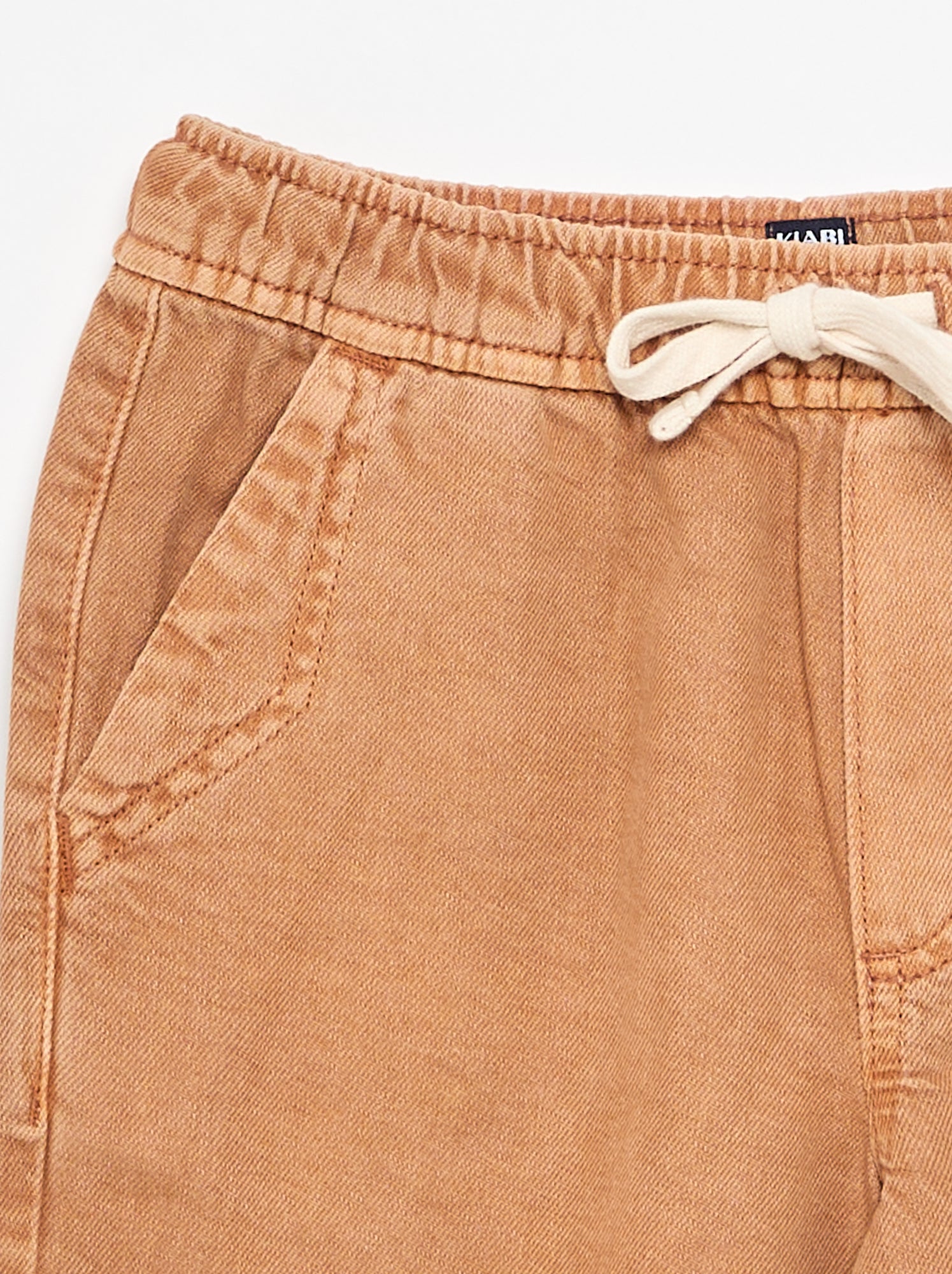 Bermuda en twill - Marron