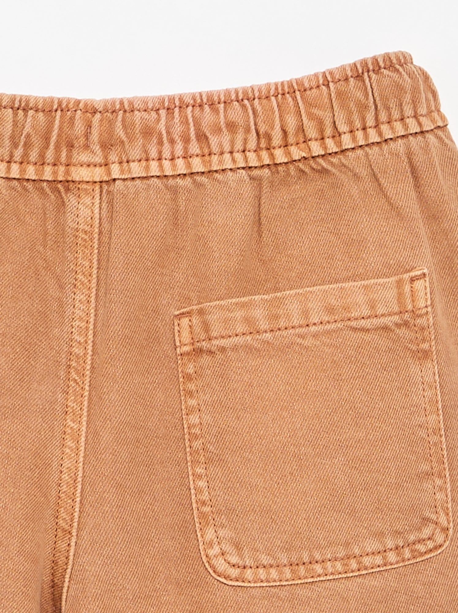 Bermuda en twill - Marron