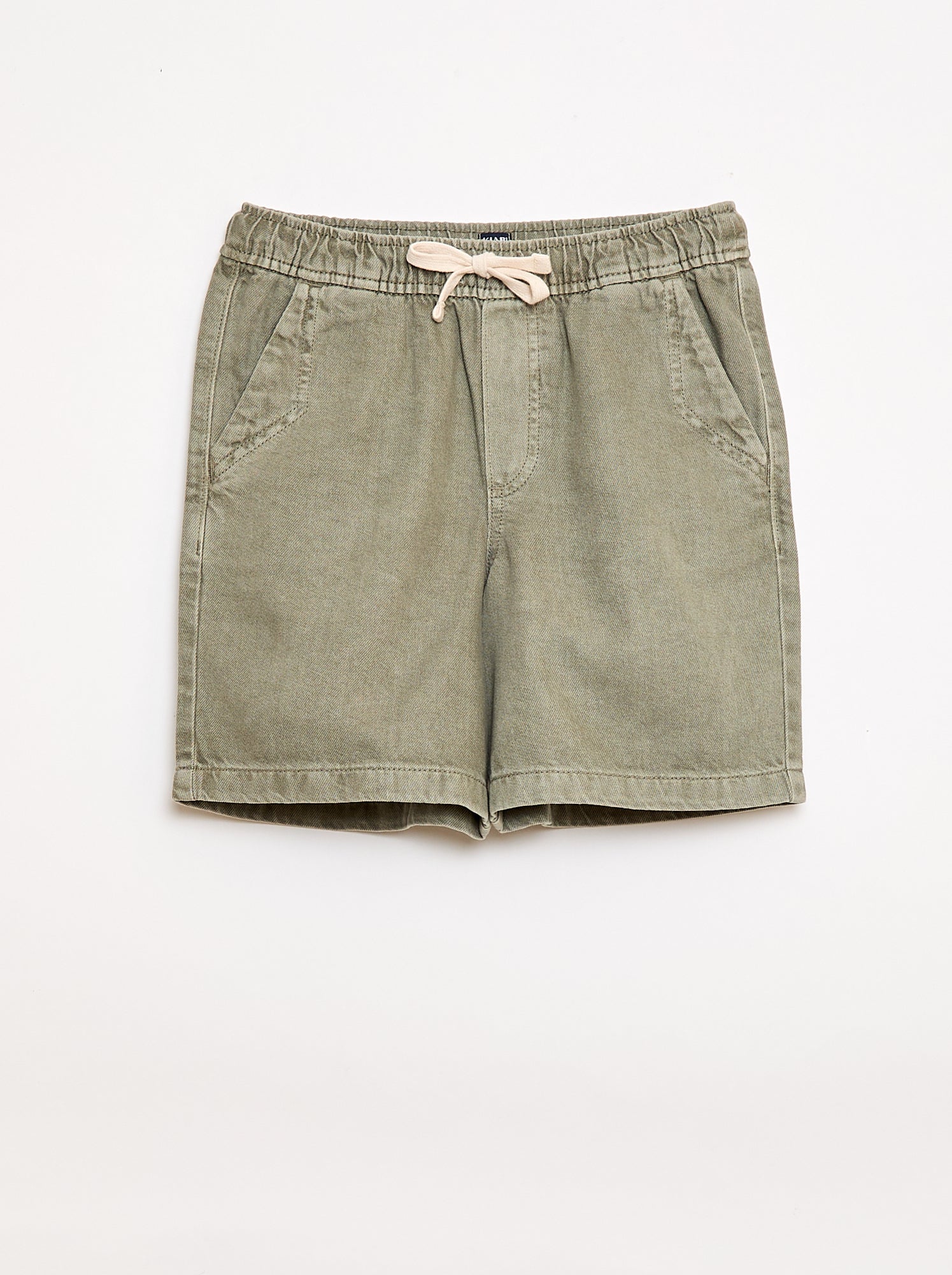 Bermuda en twill - Vert (FLA11_2)