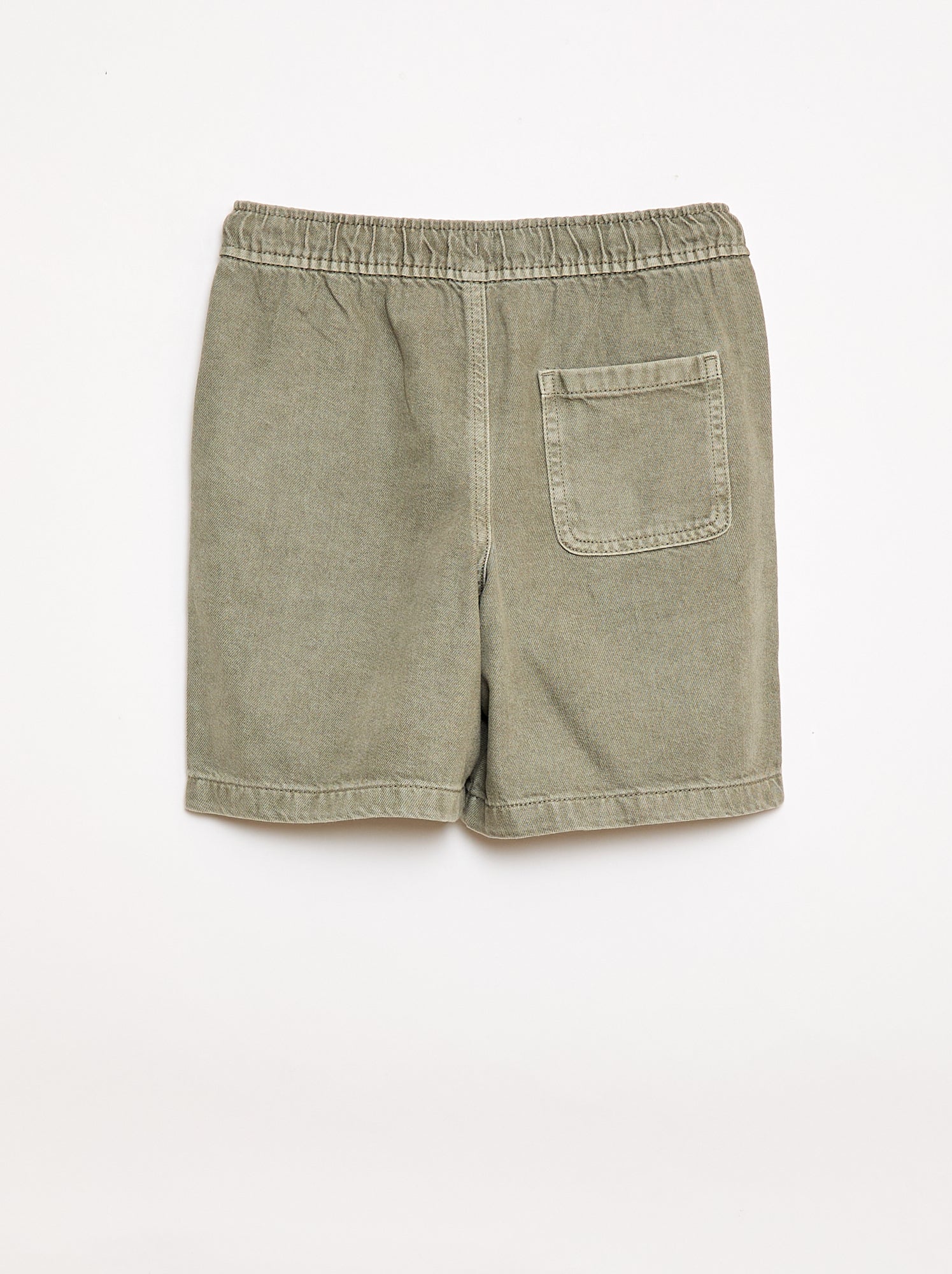 Bermuda en twill - Vert (FLA11_2)