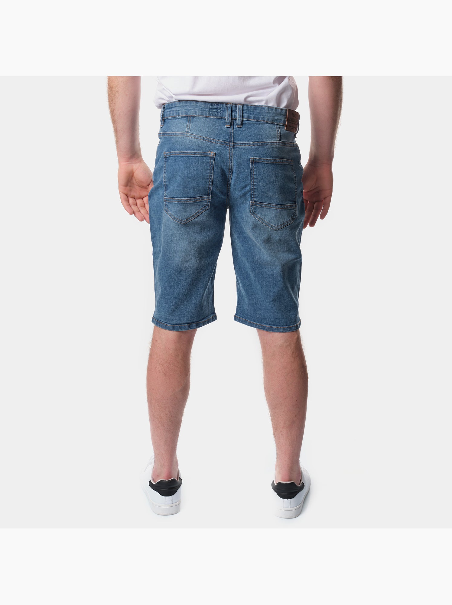Bermuda jean - Bleu clair