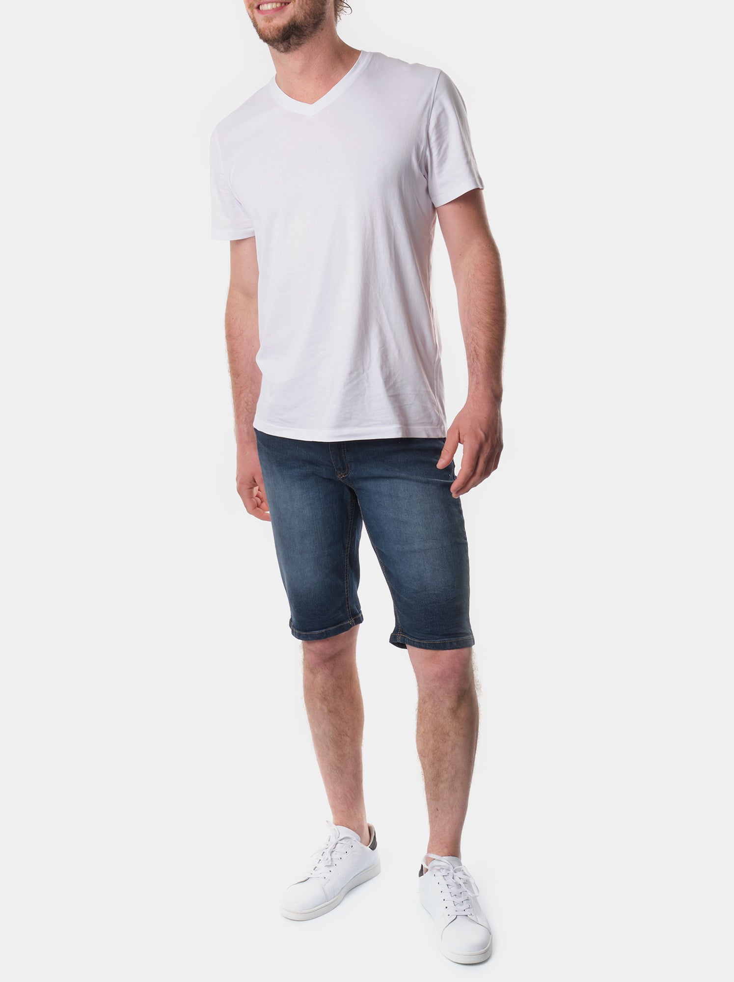 Bermuda jean - Bleu denim