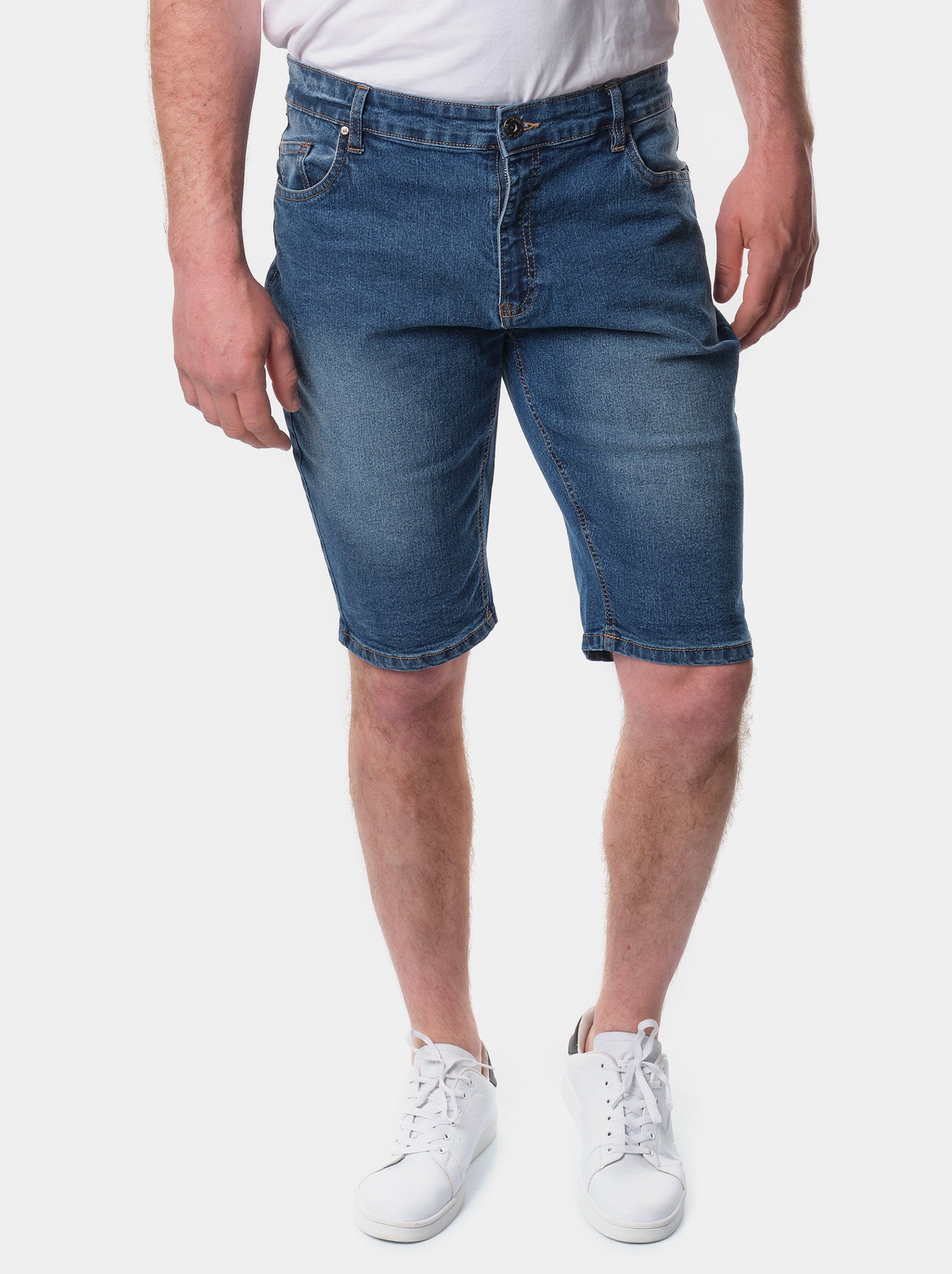 Bermuda jean - Bleu foncé