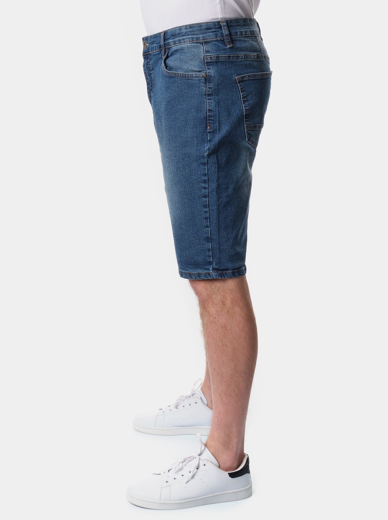 Bermuda jean - Bleu foncé