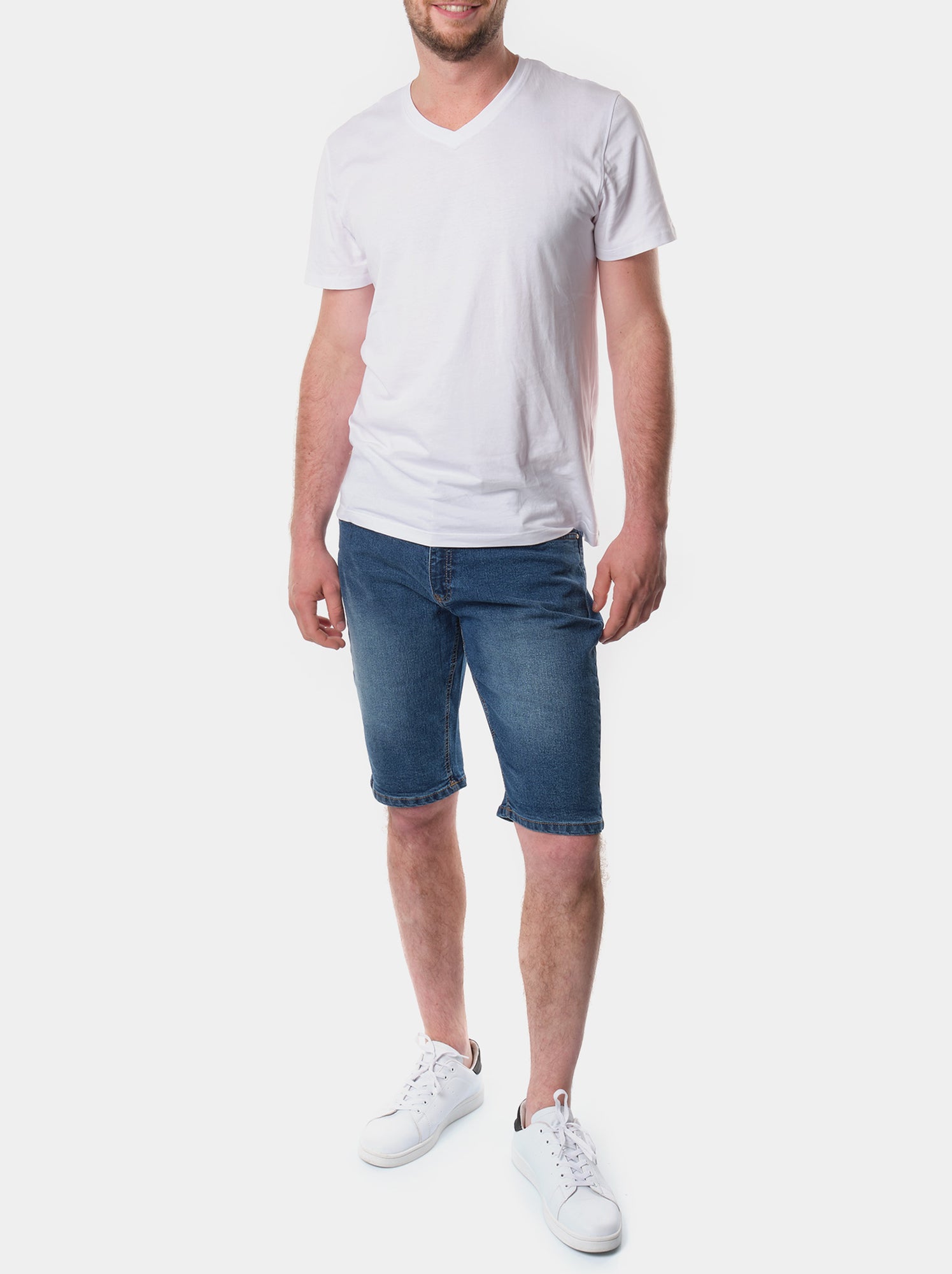 Bermuda jean - Bleu foncé