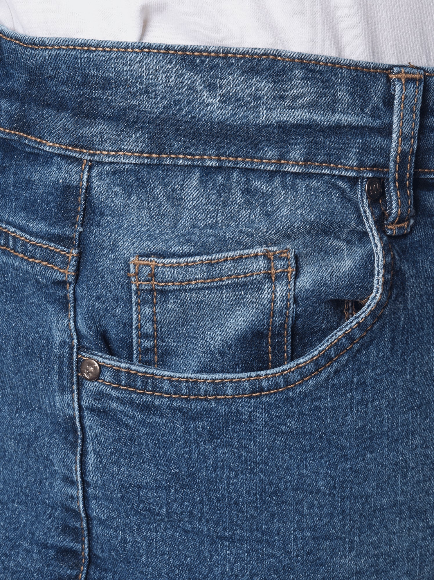 Bermuda jean - Bleu foncé