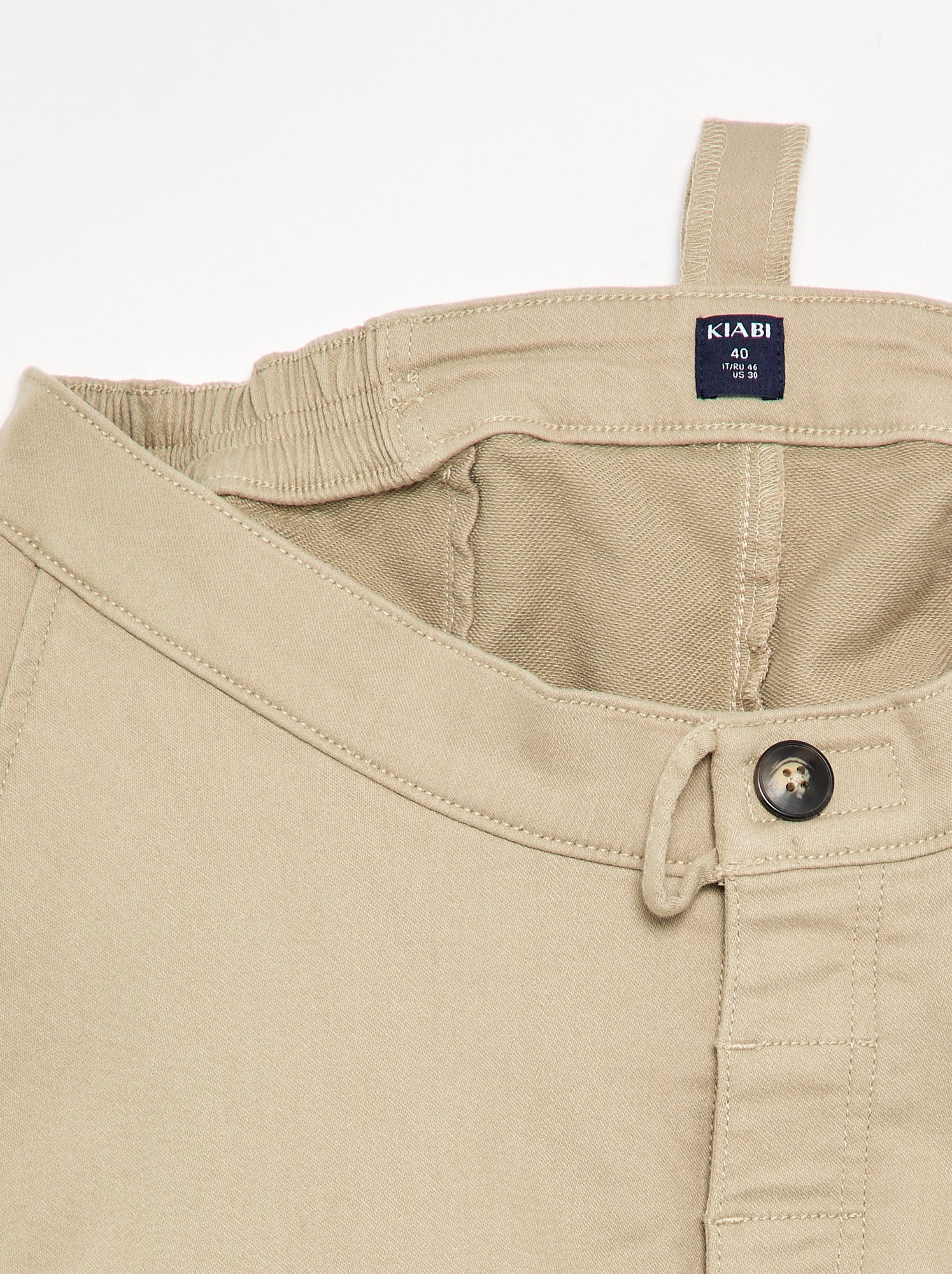 Bermuda molleton - collection facile à enfiler - Beige