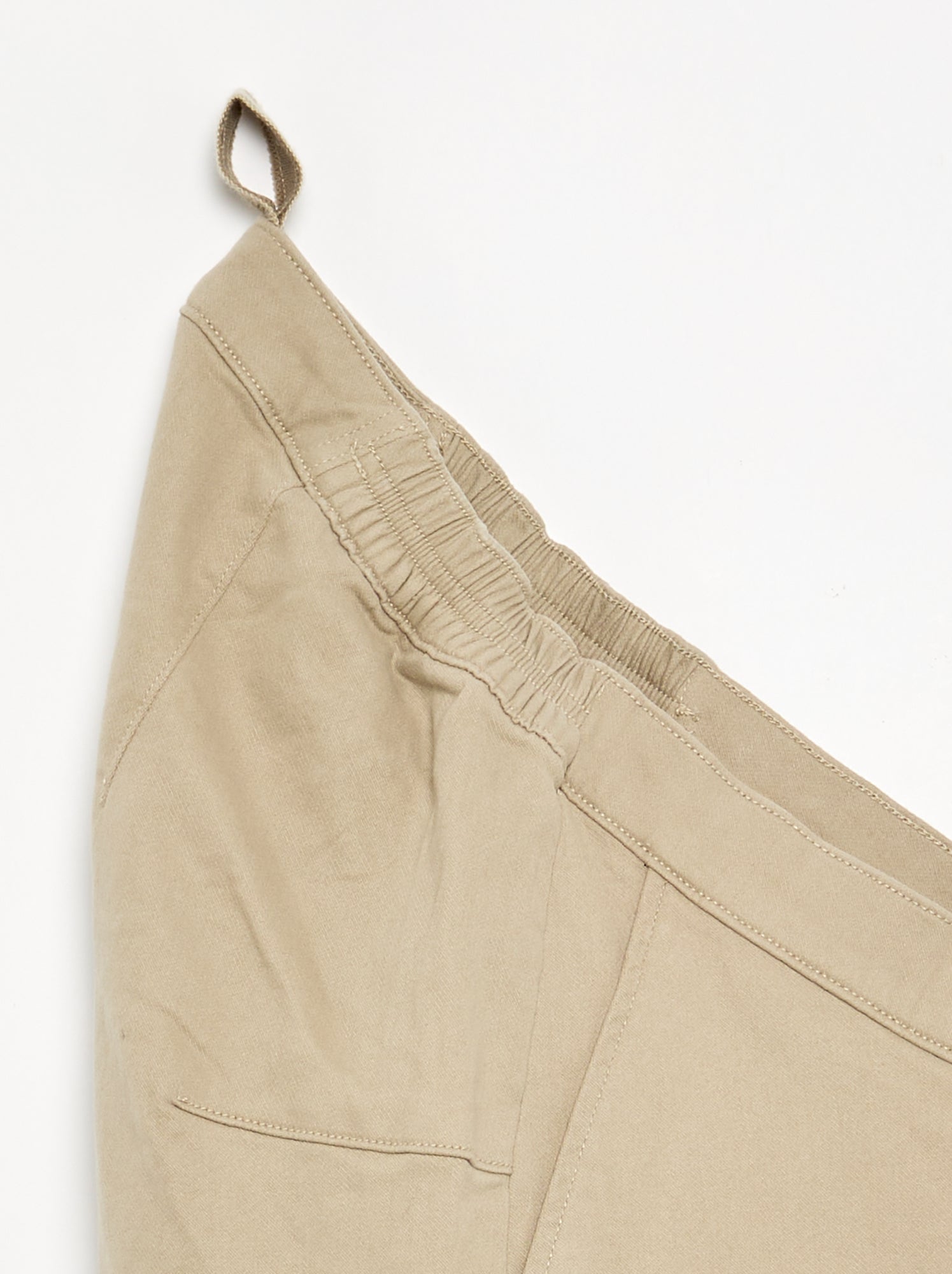Bermuda molleton - collection facile à enfiler - Beige