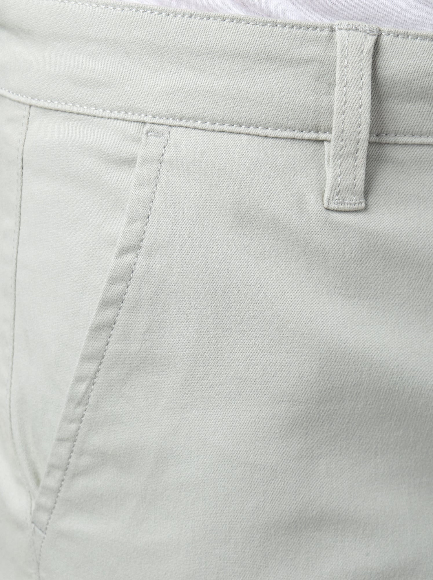 Bermuda poches fendues - Gris perle