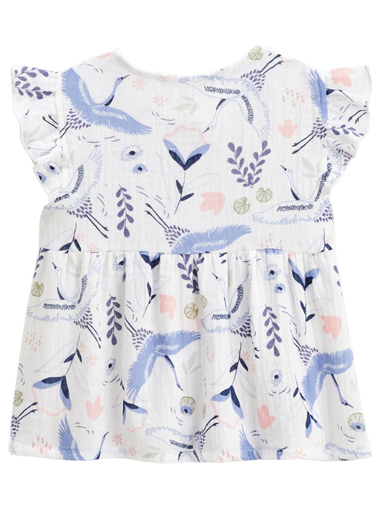 Blouse bébé en gaze de coton tiana - Ecru