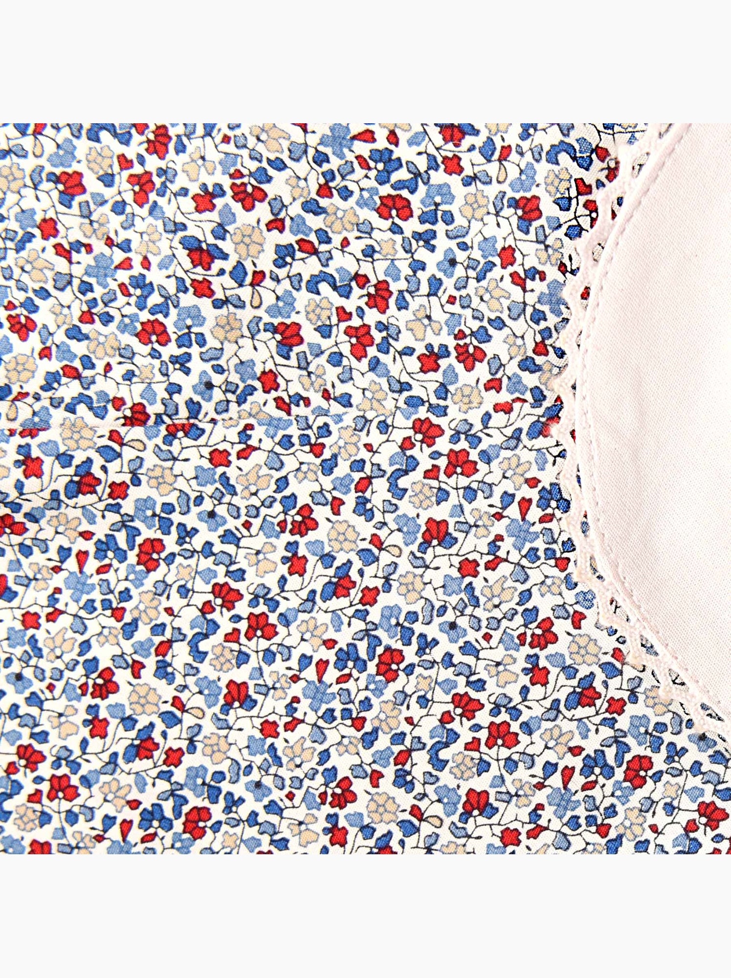 Blouse Col Claudine  Liberty  et   Col CLAUDINE - La Faute à Voltaire - Bleu