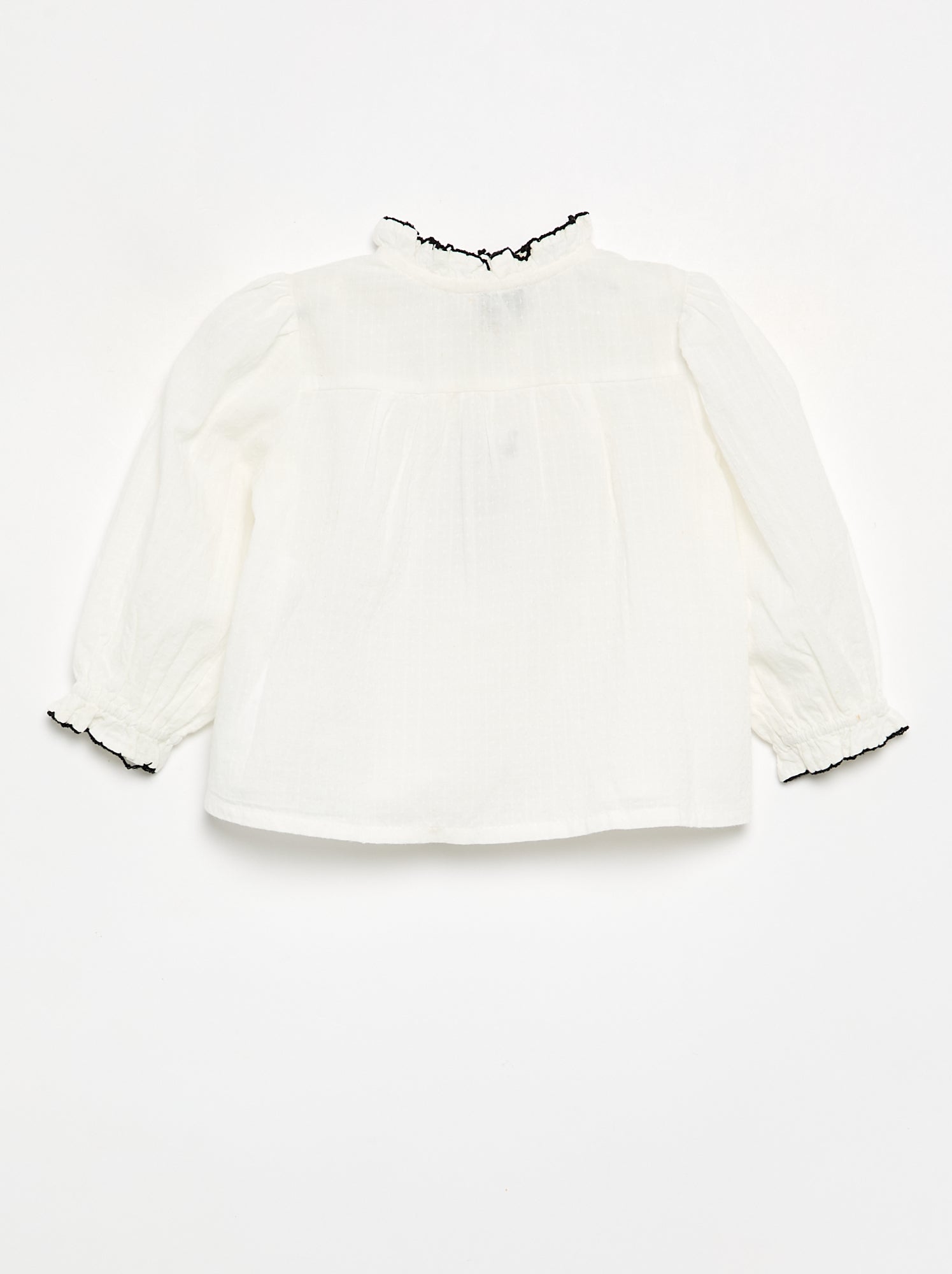 Blouse en dobby - Blanc