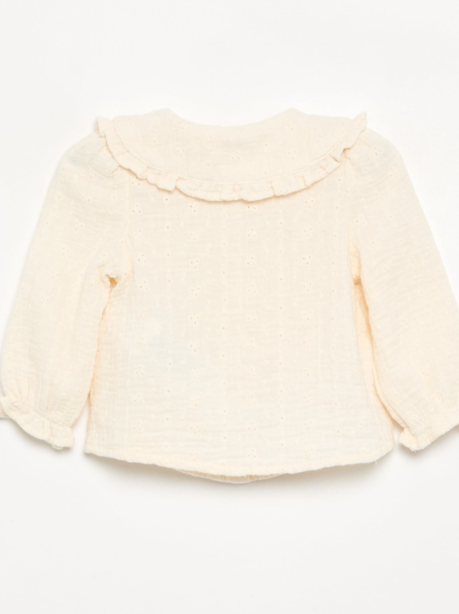 Blouse en gaze de coton - Beige