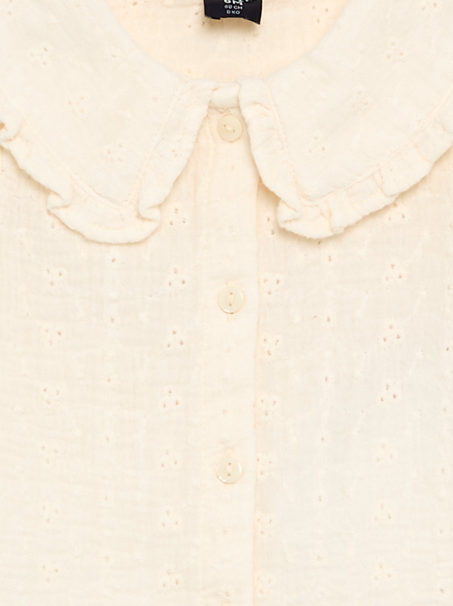 Blouse en gaze de coton - Beige
