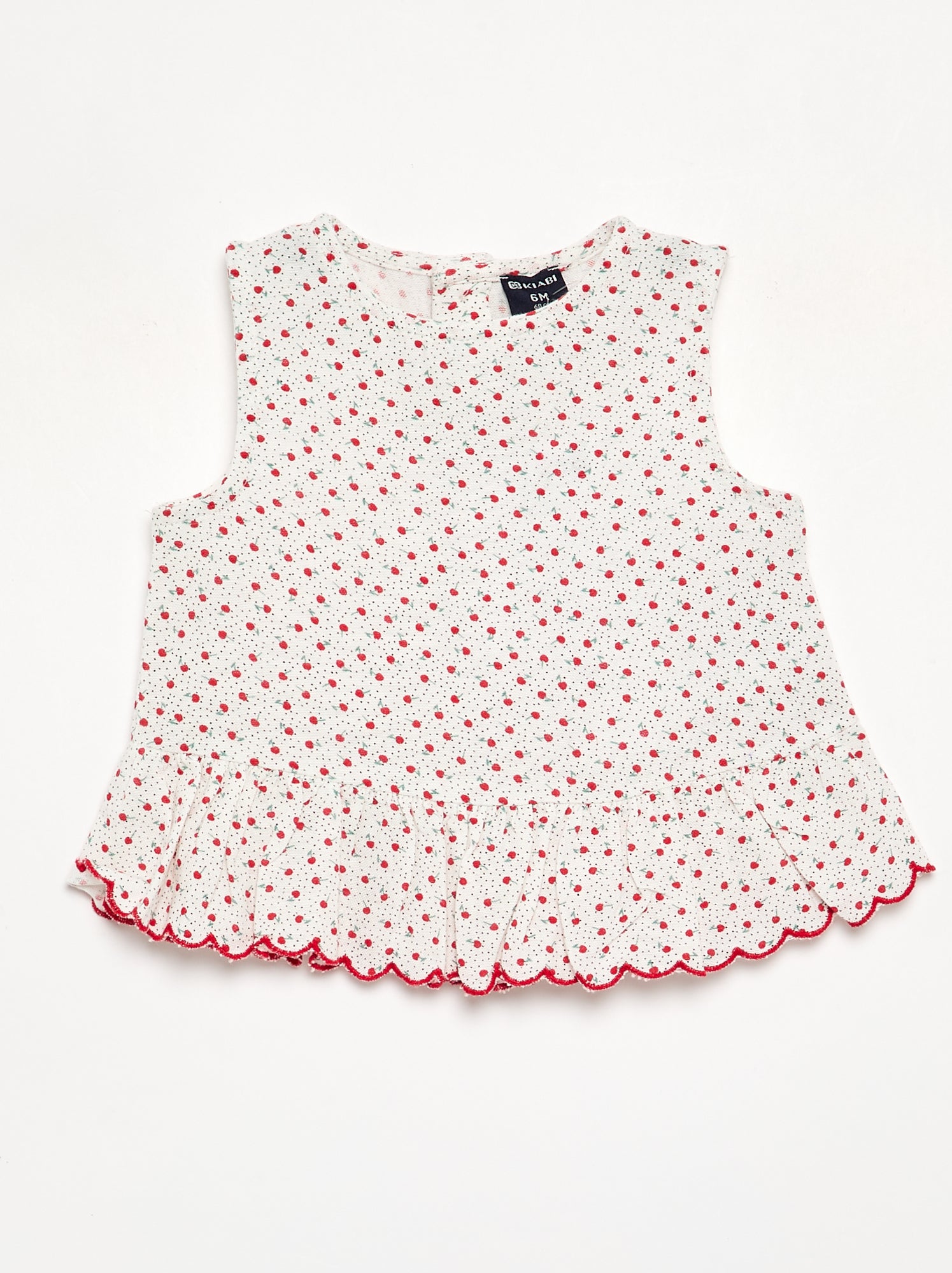 Blouse en voile de coton - Blanc