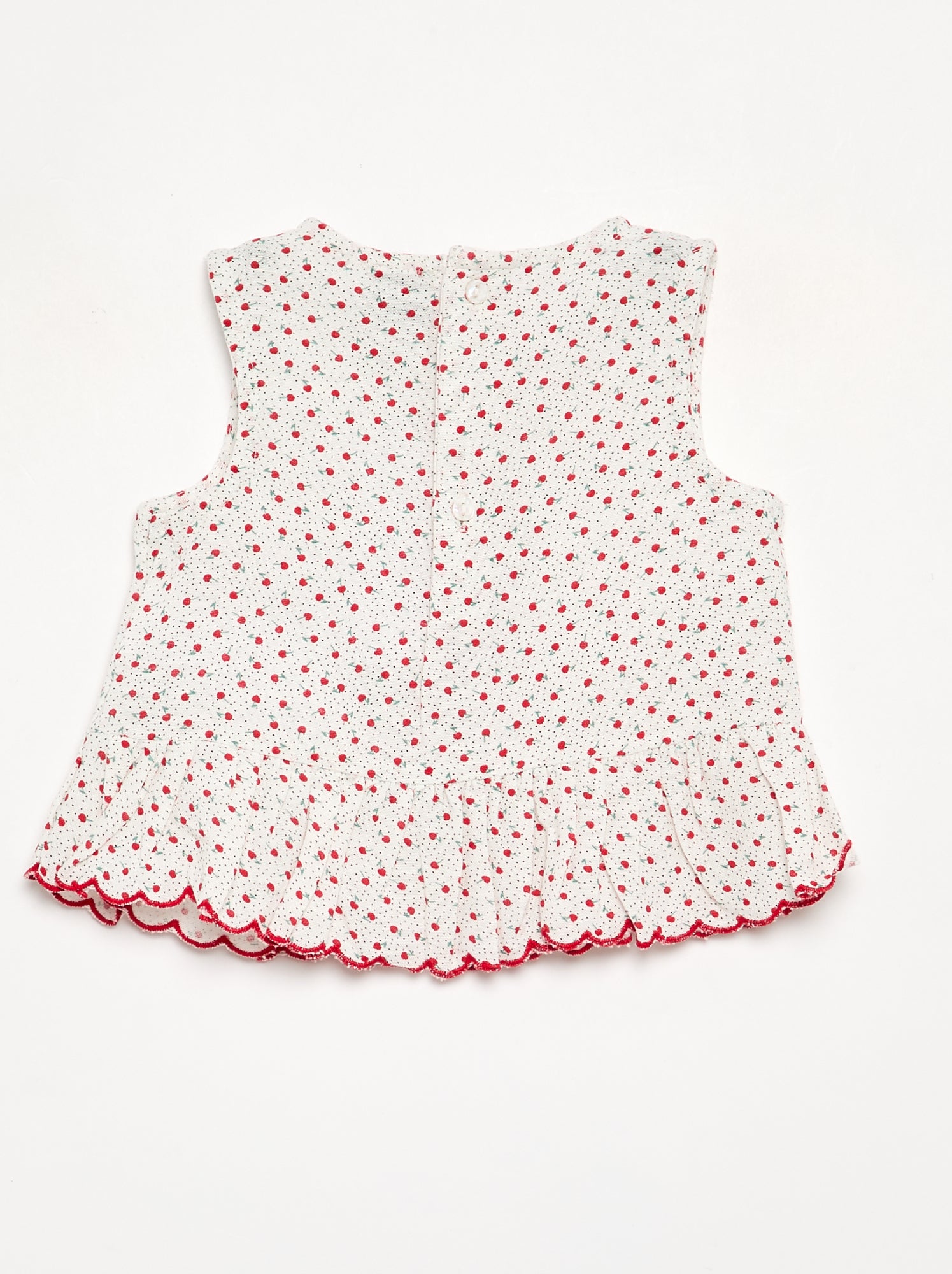 Blouse en voile de coton - Blanc