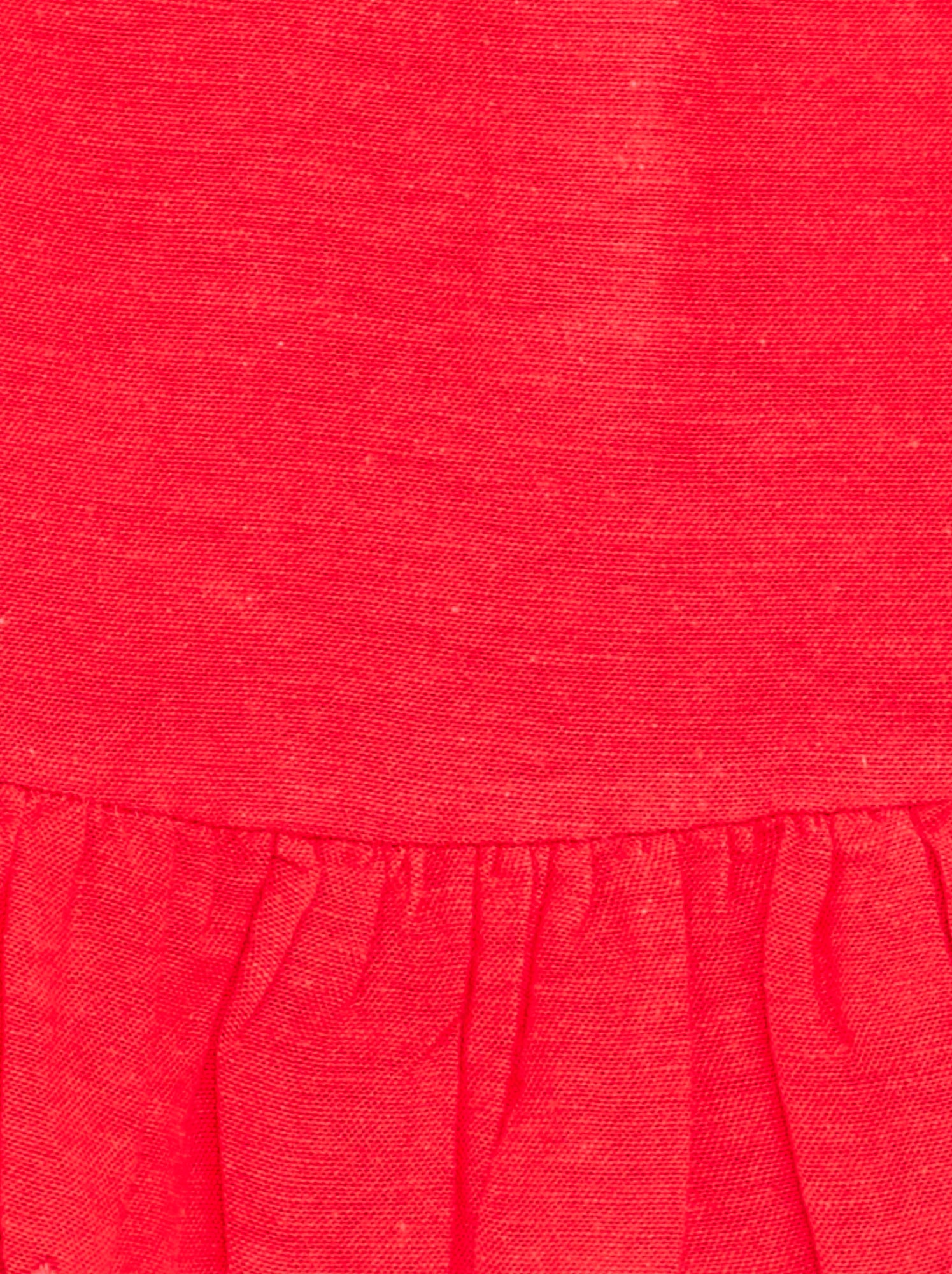 Blouse en voile de coton - Rouge