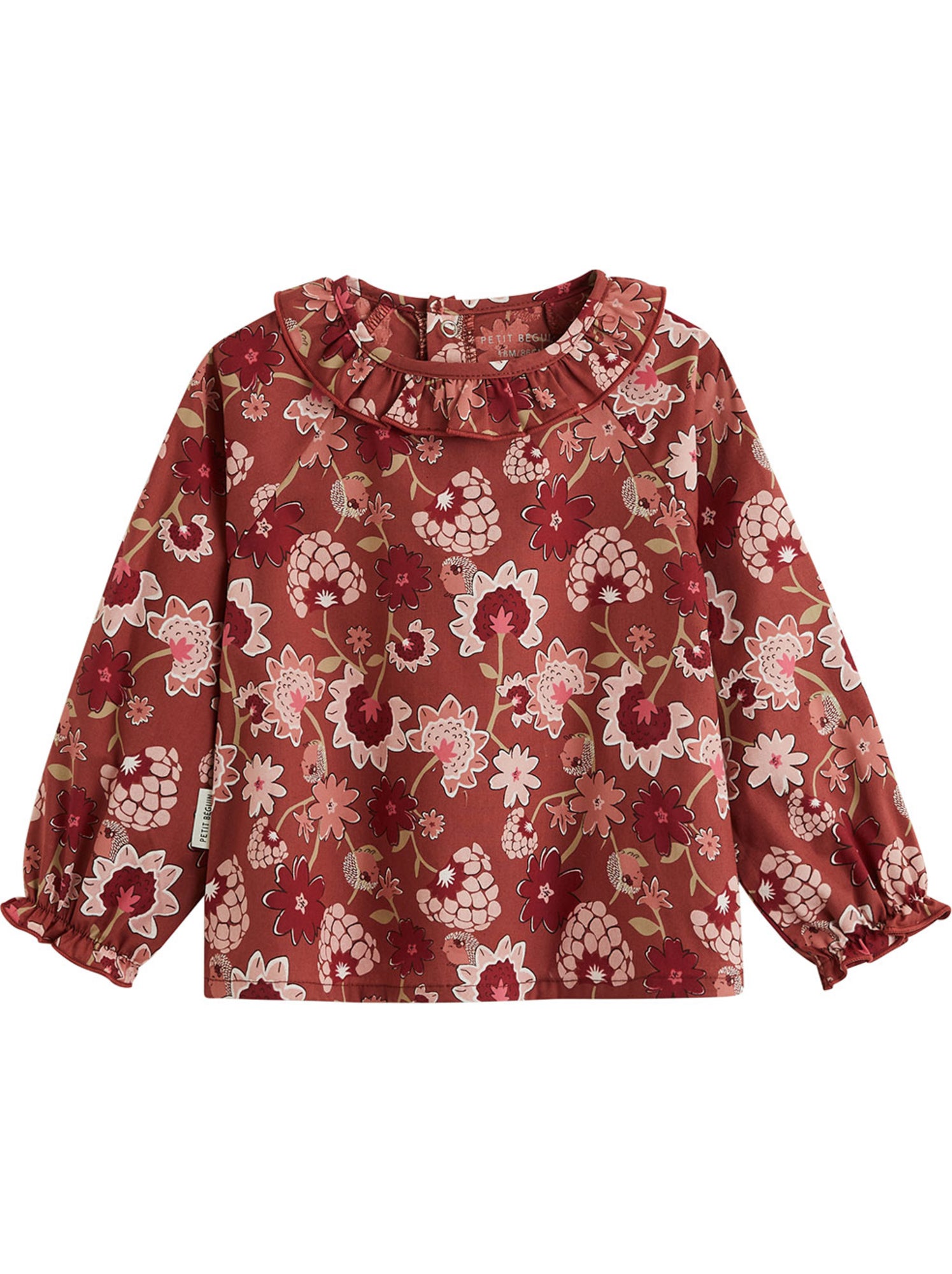 Blouse enfant en popeline harmony - Rose