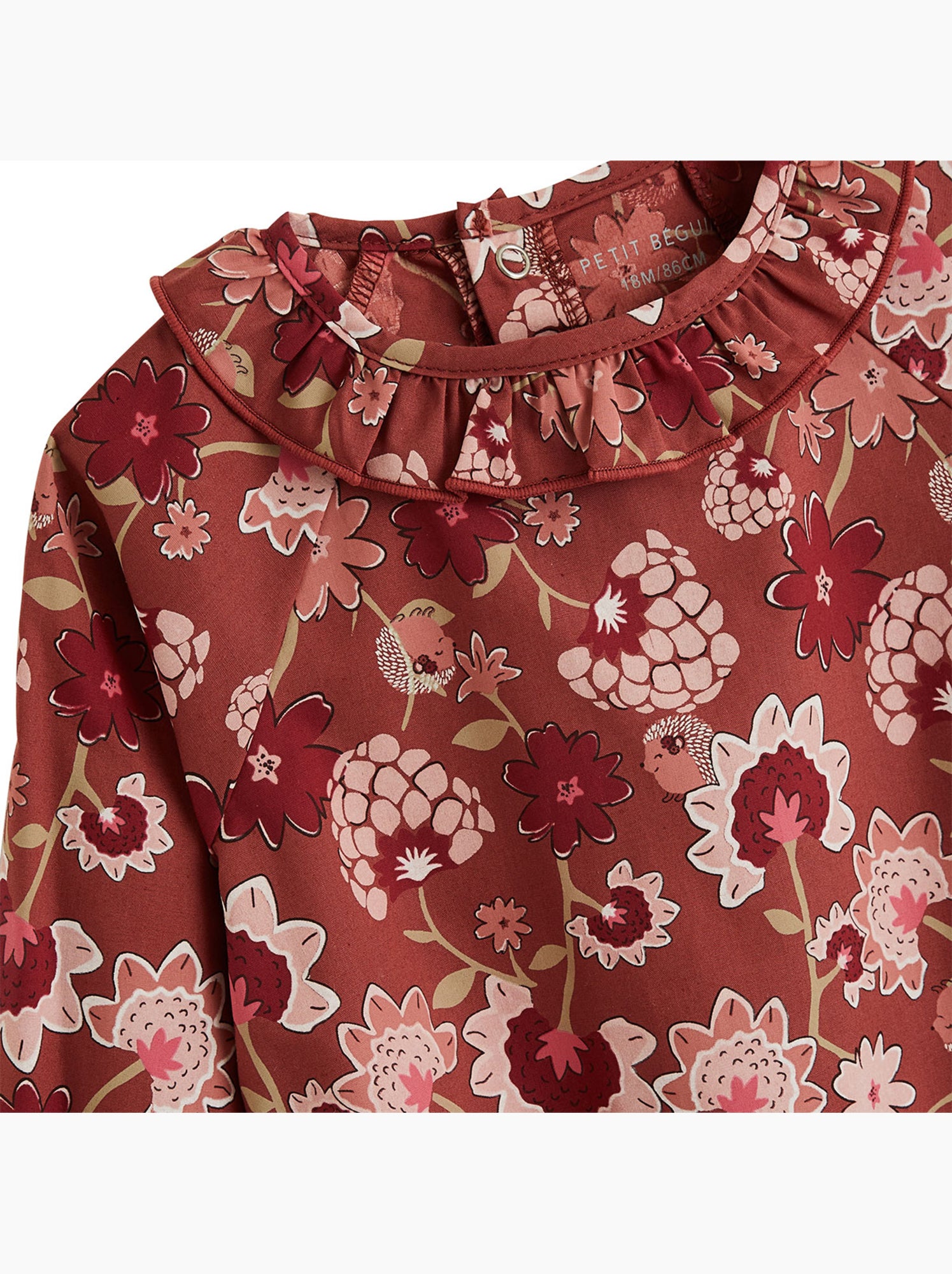 Blouse enfant en popeline harmony - Rose
