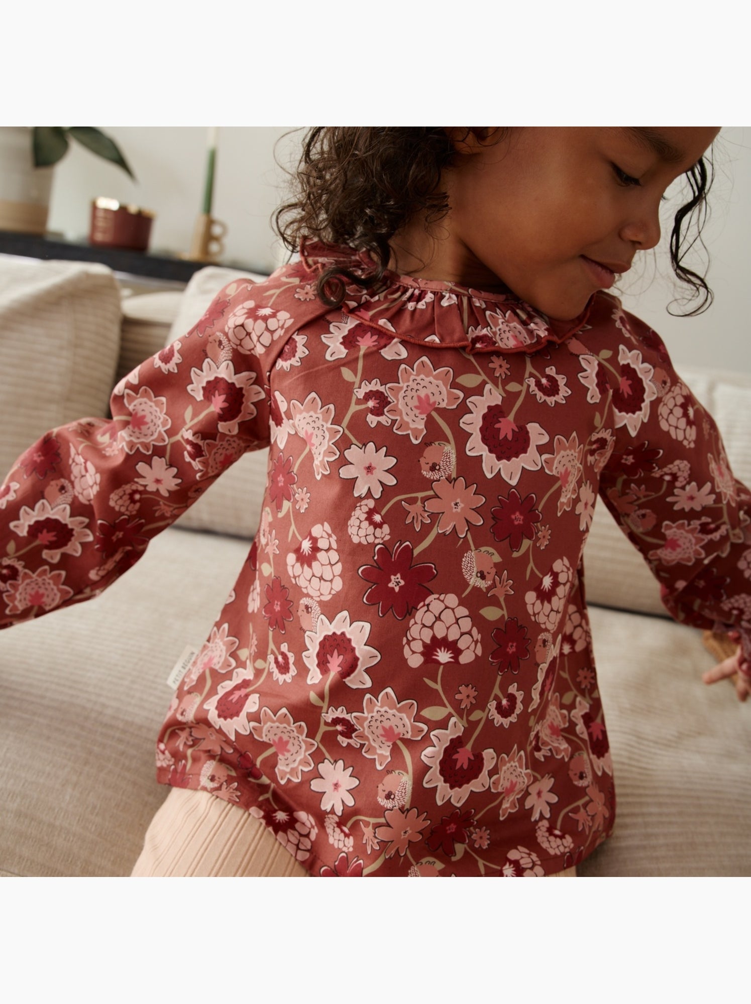 Blouse enfant en popeline harmony - Rose