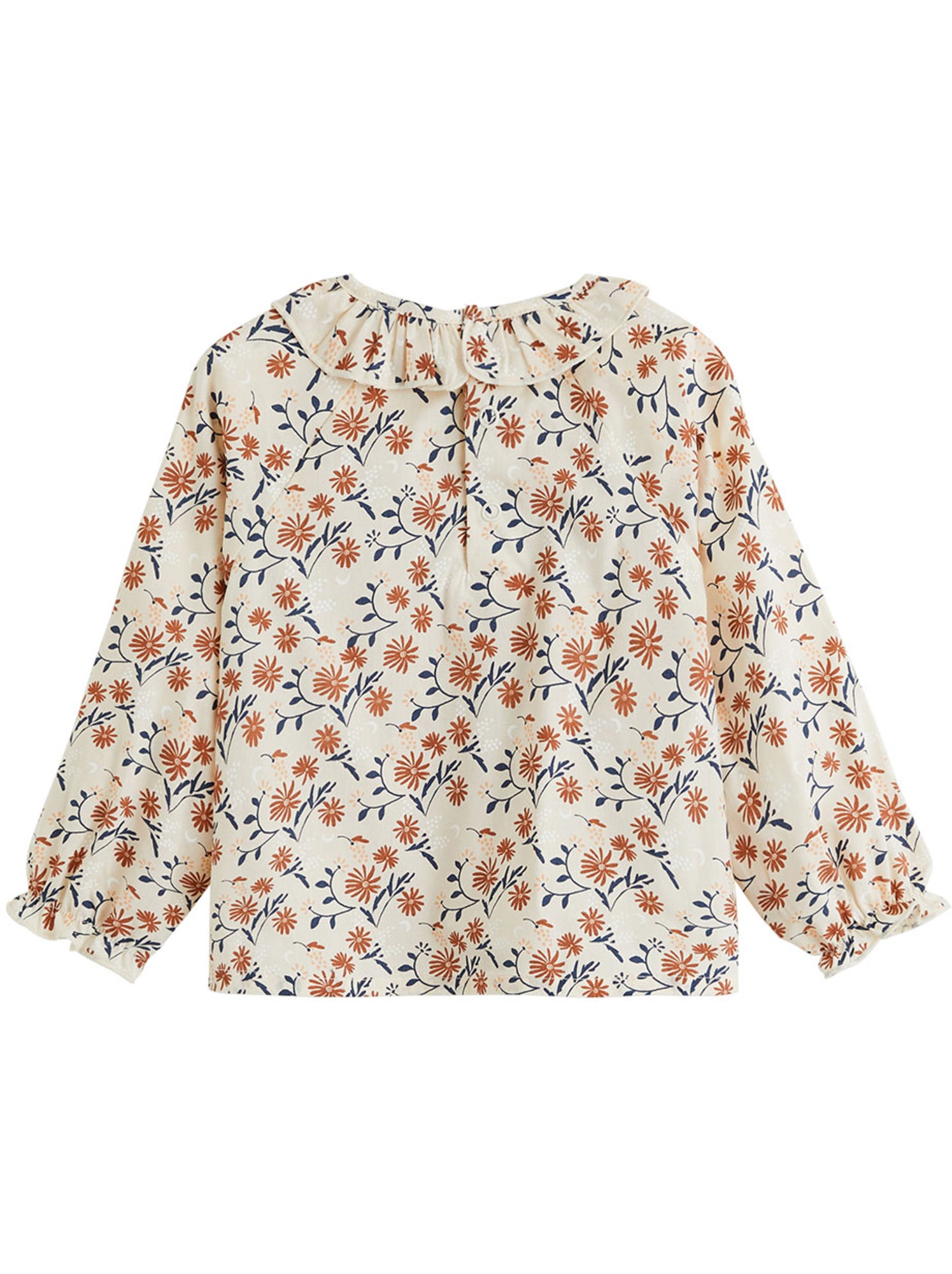 Blouse enfant en popeline ollie - Beige